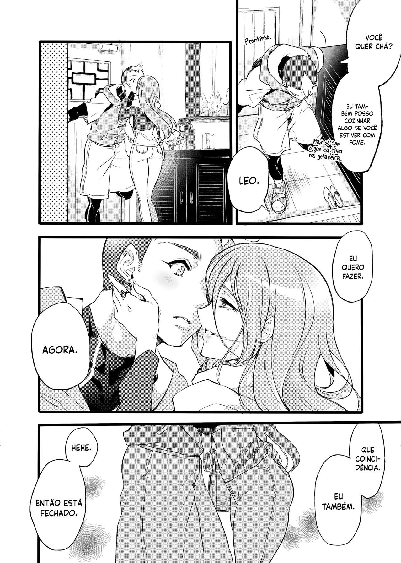 Piranha da Buceta Molhada – Leo e Yui: Amizade Colorida em HQ Brasileiro do Hentai
