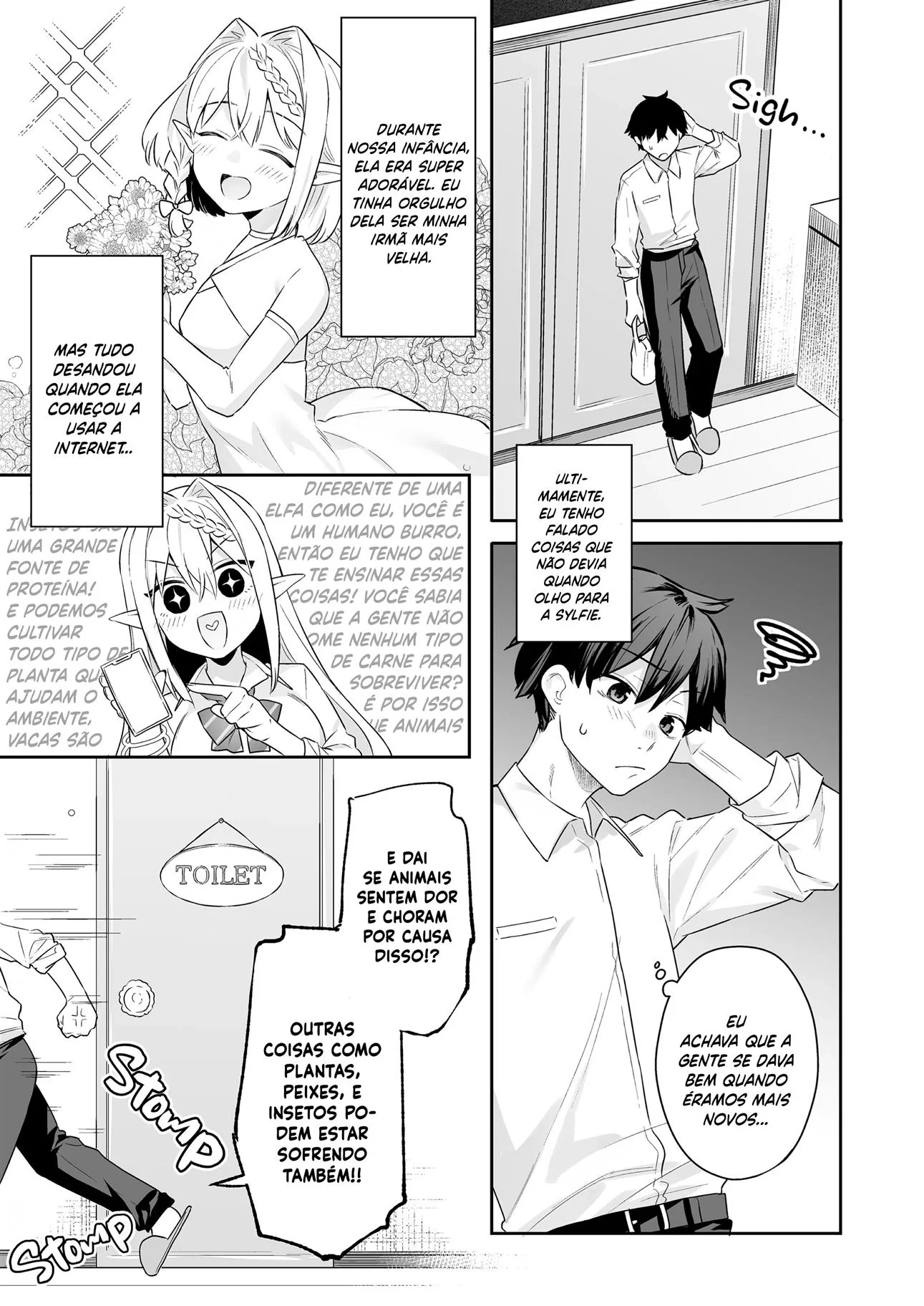 Minagi e sua buceta sedenta por Kamii em HQ Brasileiro de hentai