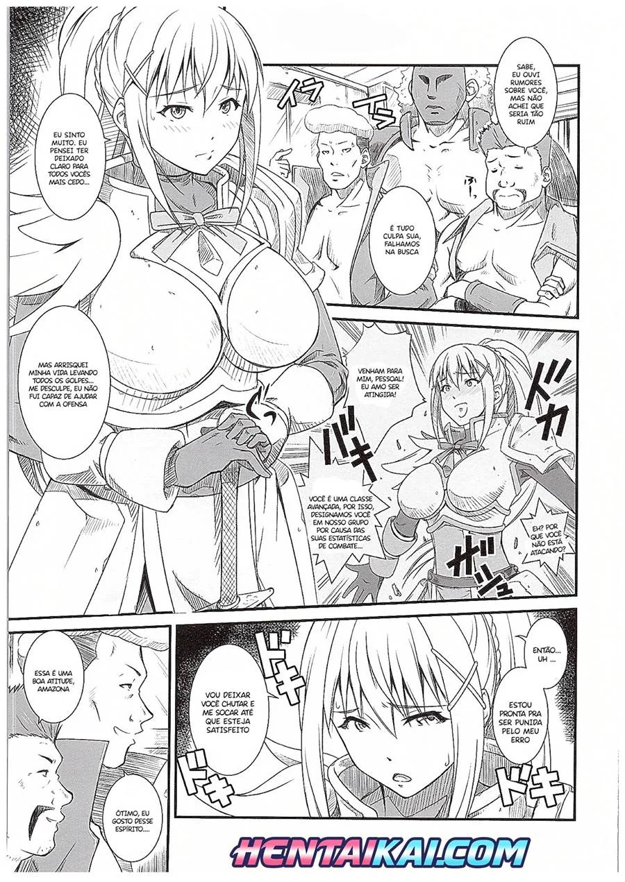 Darkness Punida e Usada como Objeto de Sexo por Vários Homens – Hentai HQ Brasileiro