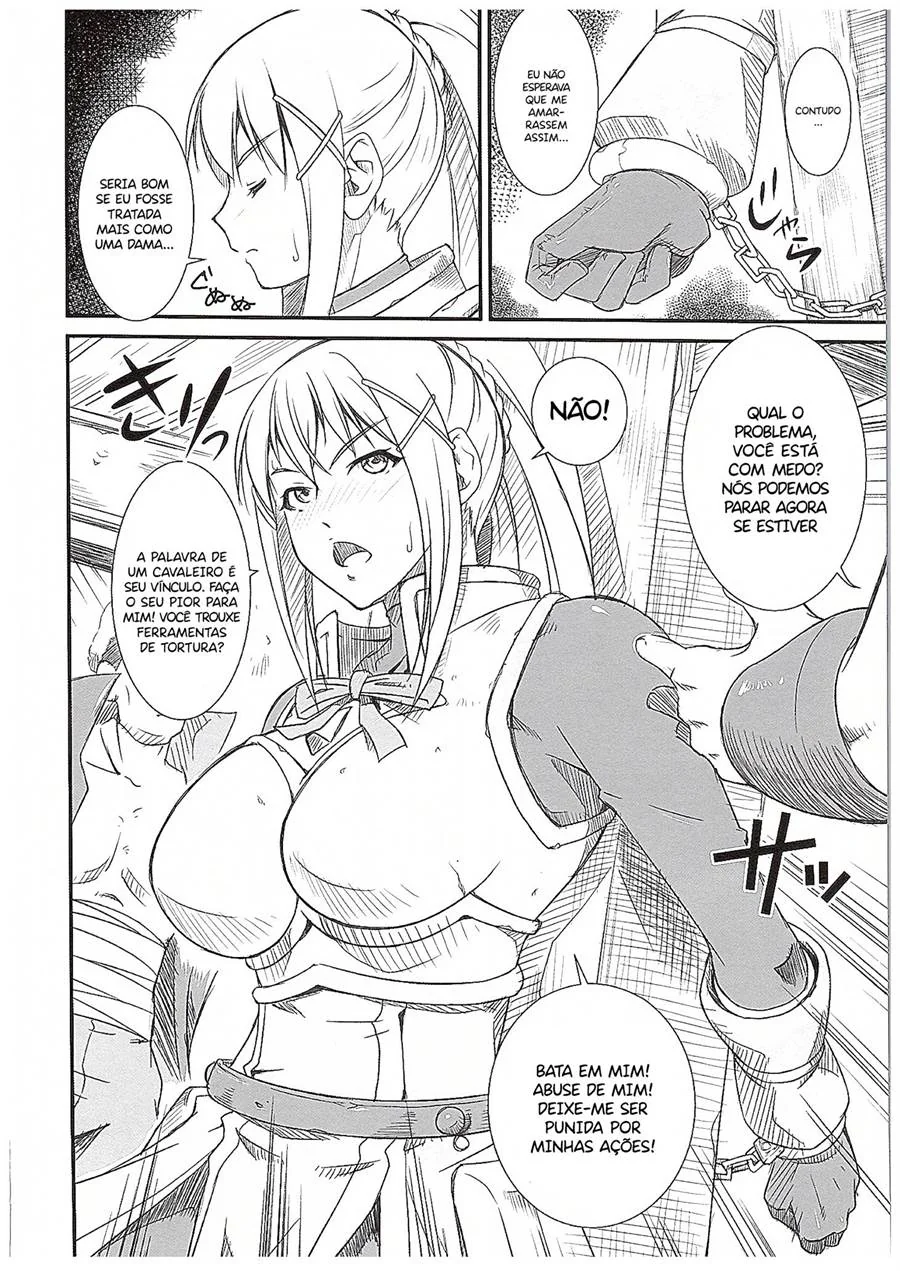 Darkness Punida e Usada como Objeto de Sexo por Vários Homens – Hentai HQ Brasileiro