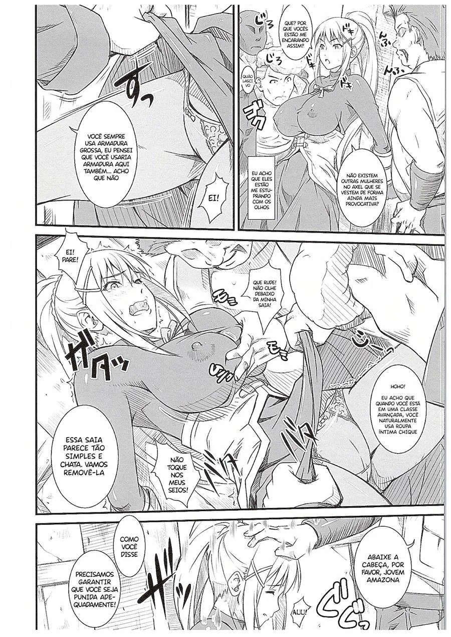 Darkness Punida e Usada como Objeto de Sexo por Vários Homens – Hentai HQ Brasileiro