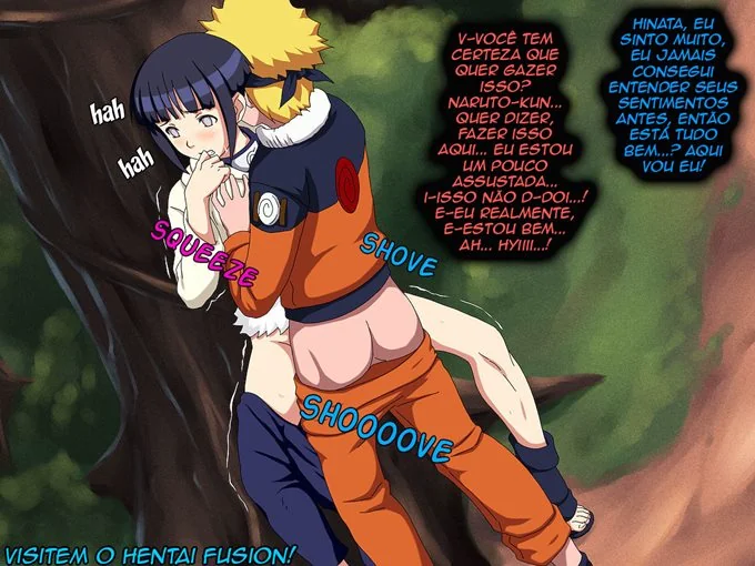 Hinata sendo fodida por Naruto em Hentai HQ Brasileiro