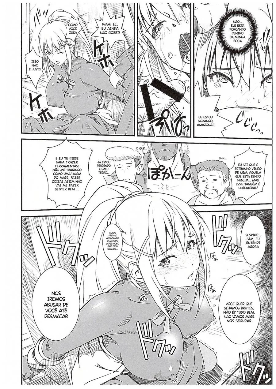 Darkness Punida e Usada como Objeto de Sexo por Vários Homens – Hentai HQ Brasileiro