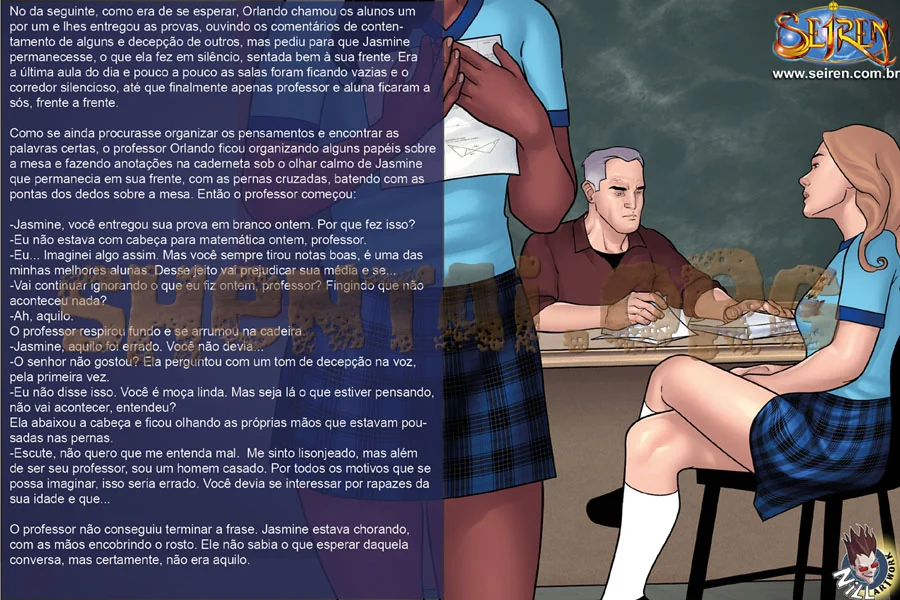 Professor Orlando e a Buceta da Aluna Piranha – Hentai HQ Brasileiro
