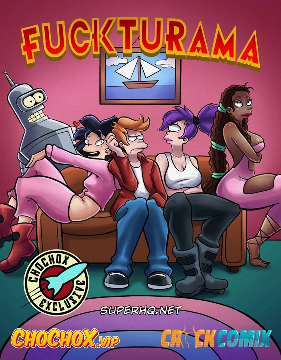 Orgia entre Simpsons e Futurama: Peitudas e Safadas dando Show de Putaria