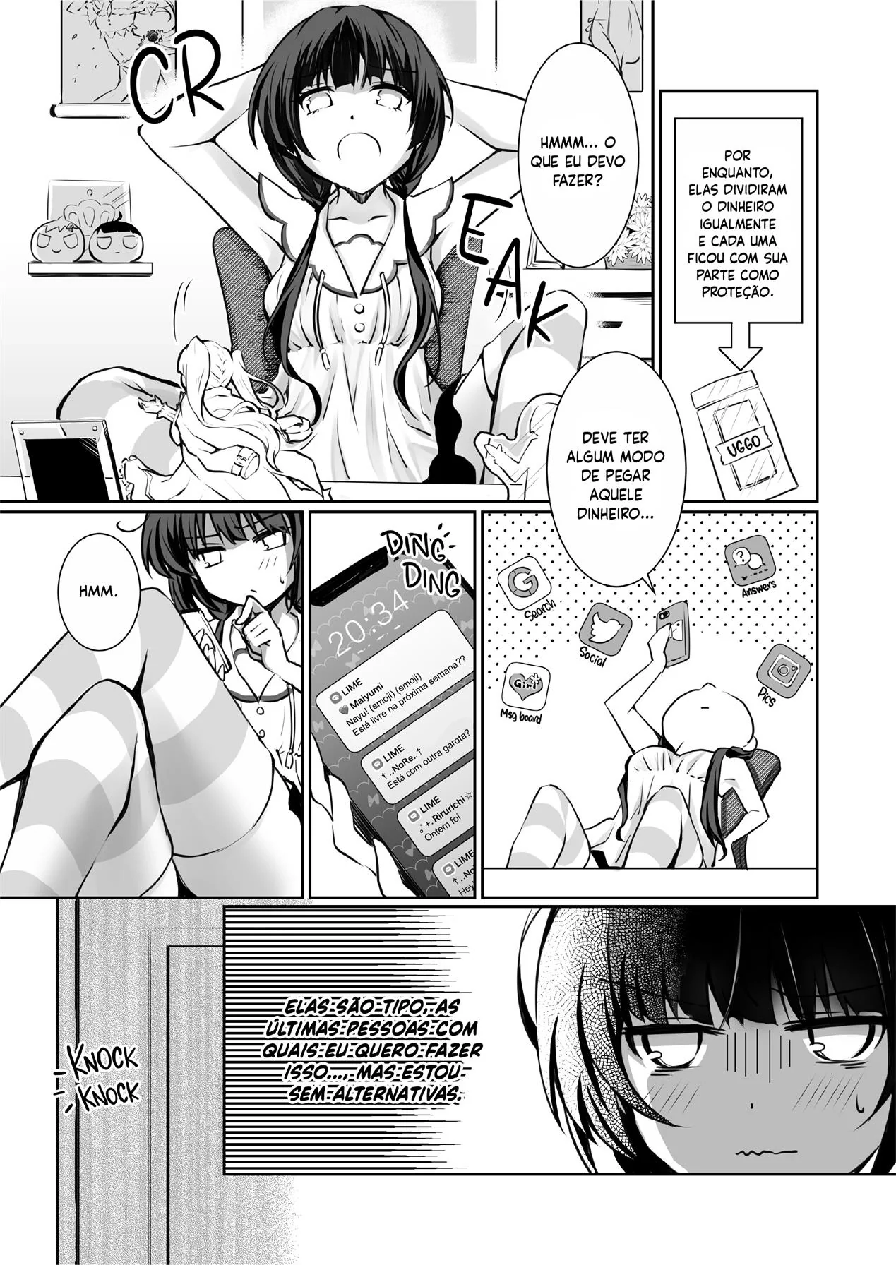 Mesada da Putaria: Nayu Enfrenta as Safadas pelo 60 mil ienes” em hentai HQ