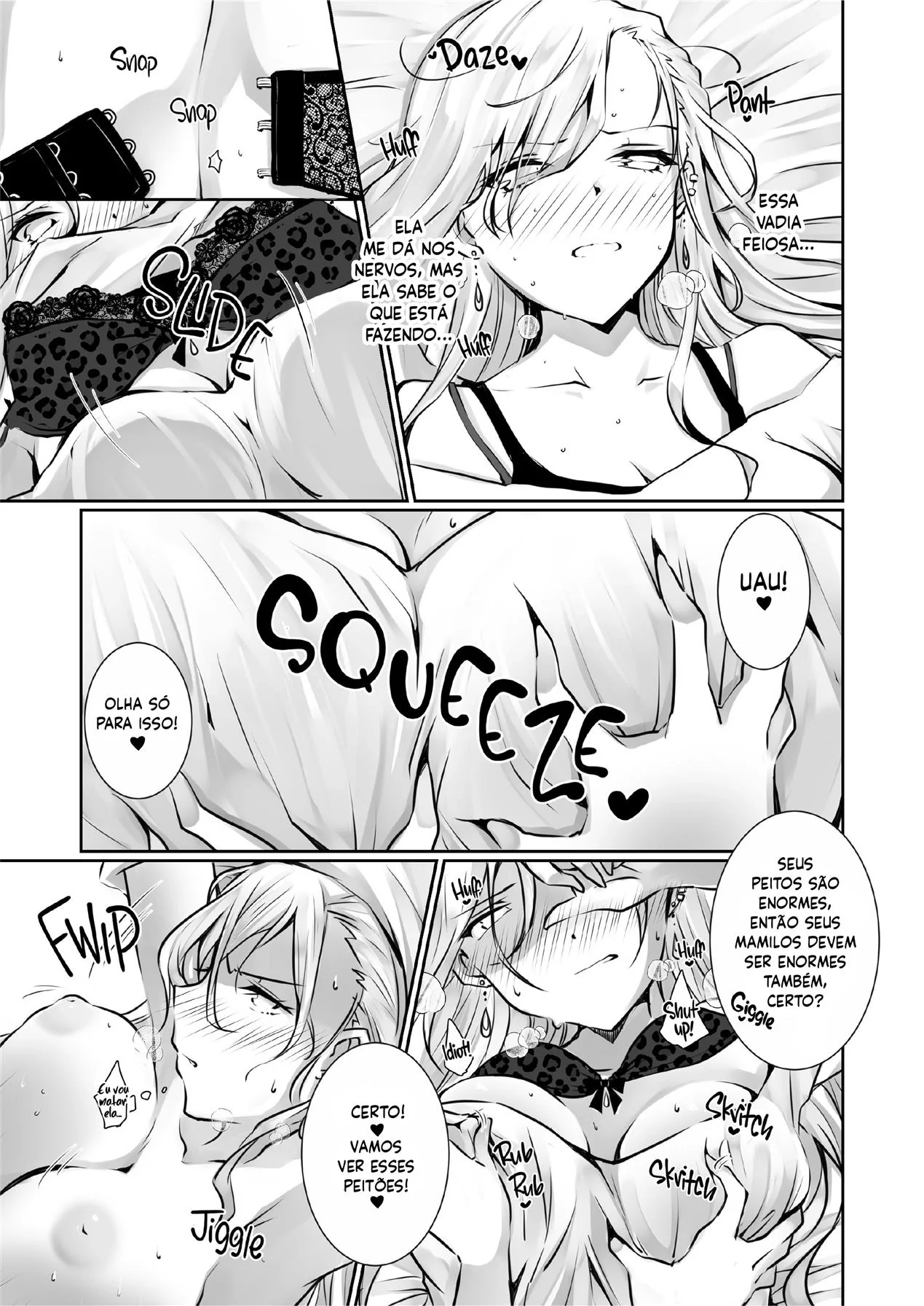Minagi e sua buceta sedenta por Kamii em HQ Brasileiro de hentai