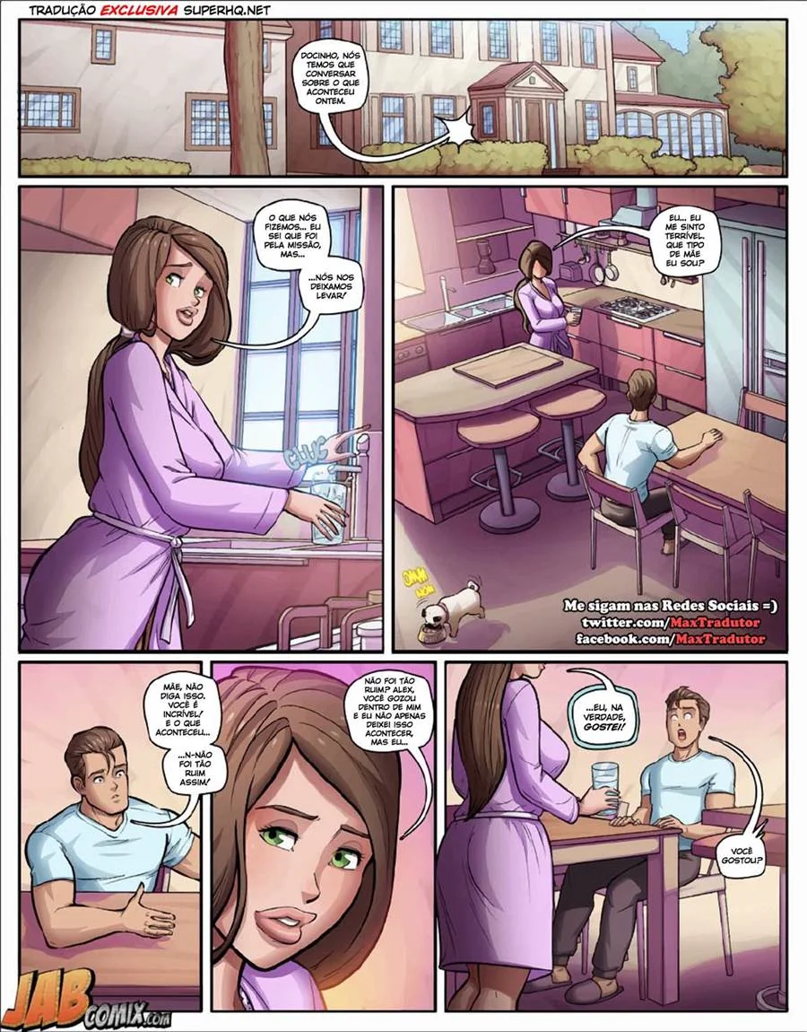 Alex metendo na buceta da mãe – Hentai HQ Brasileiro