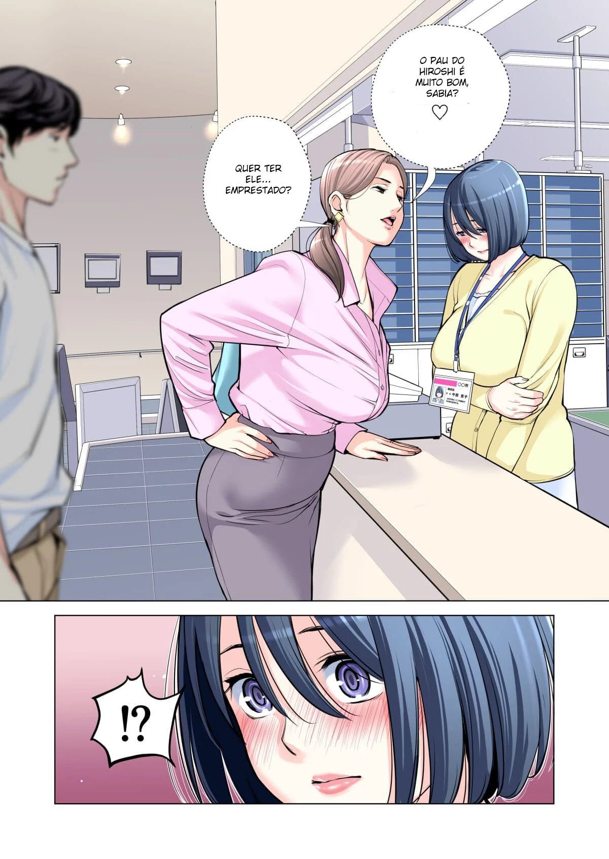 Minagi e sua buceta sedenta por Kamii em HQ Brasileiro de hentai