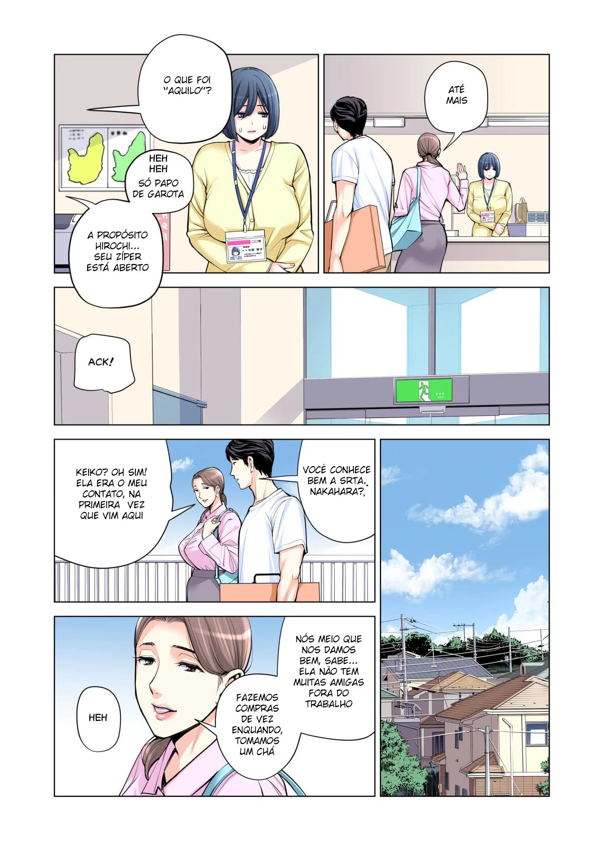 Minagi e sua buceta sedenta por Kamii em HQ Brasileiro de hentai