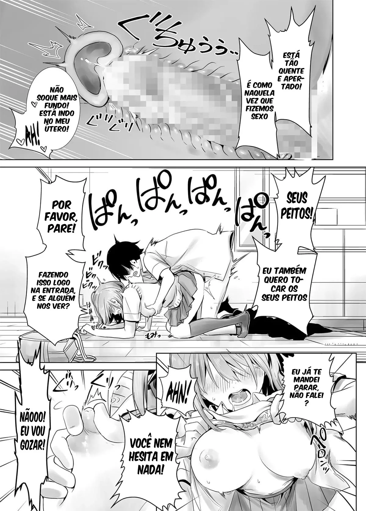 Reencontro Picante com a Ex: Aya e Yu Reacendendo a Paixão Em Hentai HQ Brasileiro