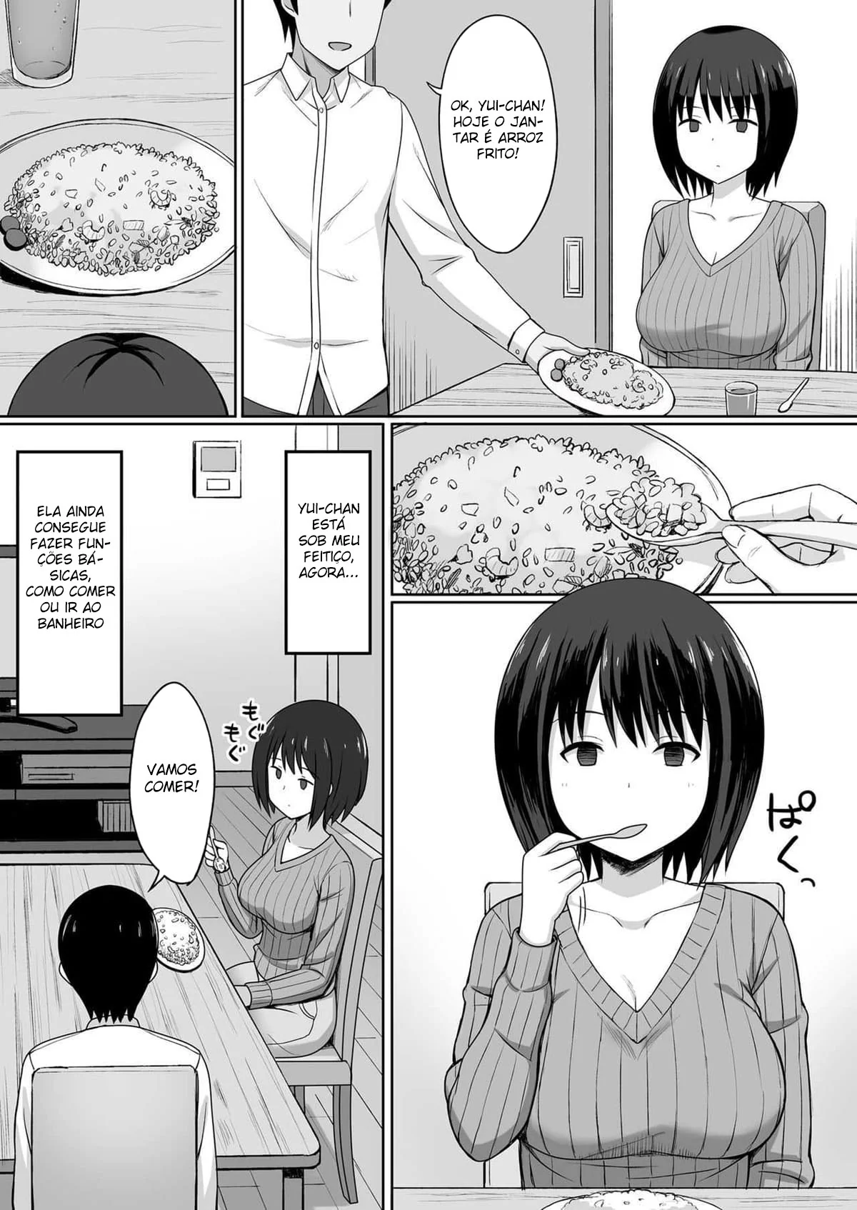 A Raptação da Colegial Yui-chan: Dominada Pela Piroca do Hipnotista Sem Limites em HQ de Hentai Brasileiro
