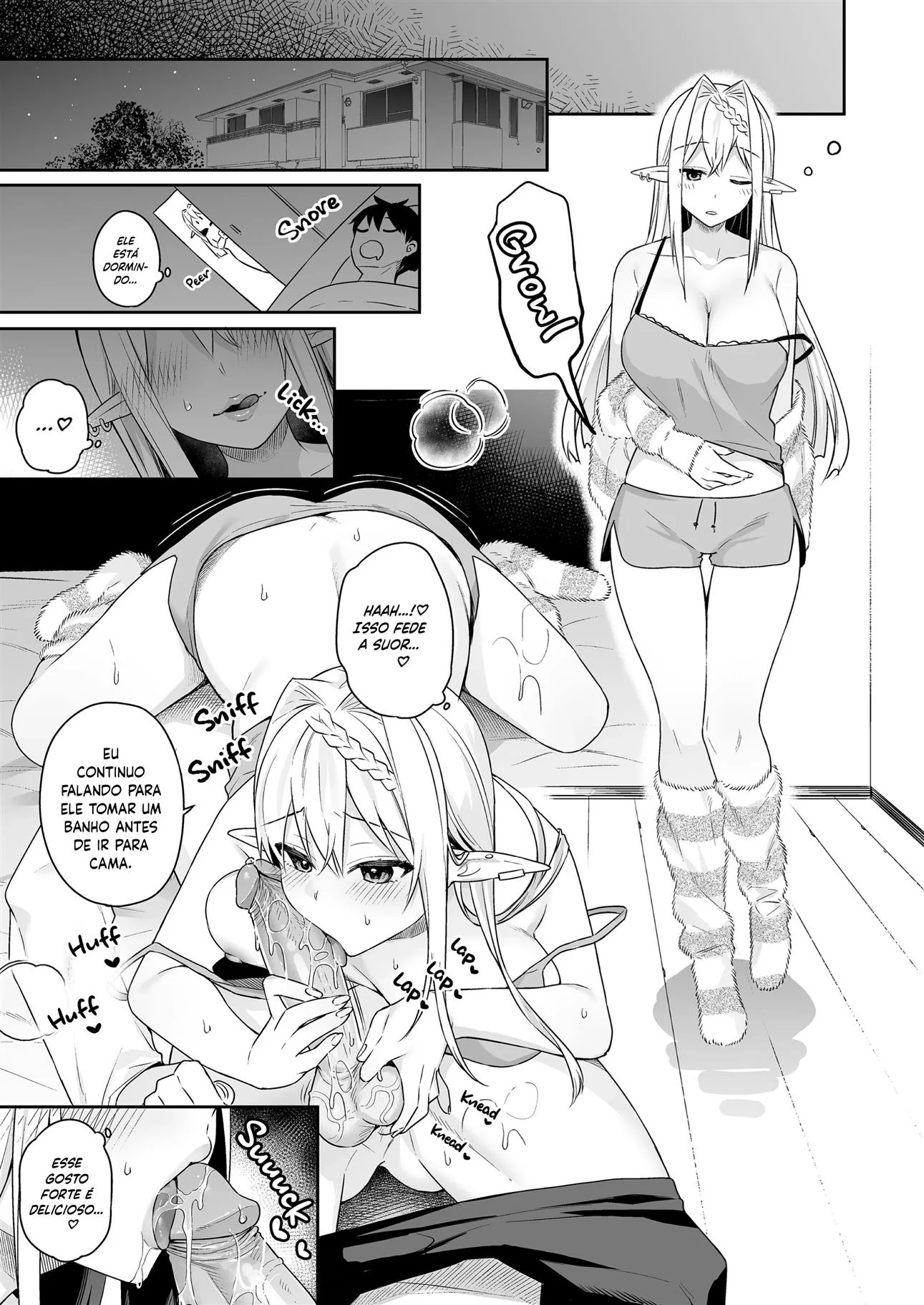 Piranha Elfica Convencendo o Irmão a Meter a Pica na Dieta Vegana – Hentai HQ