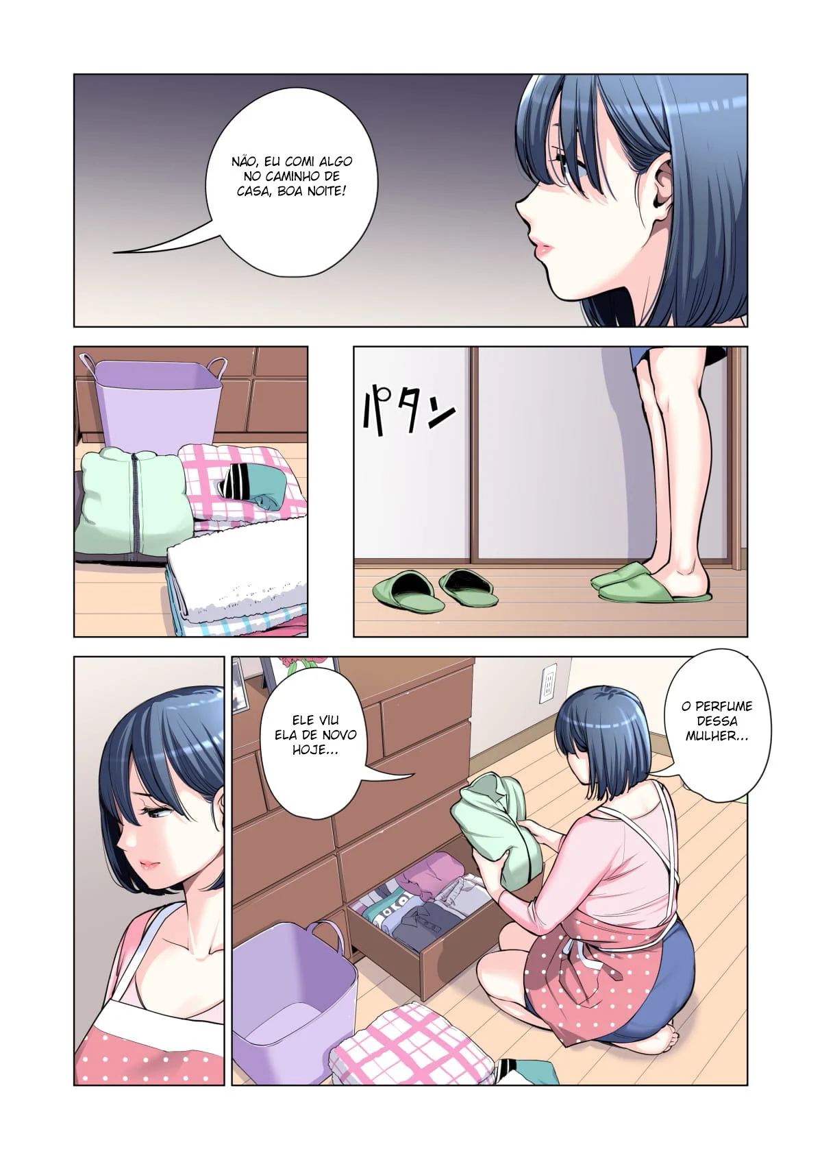 Minagi e sua buceta sedenta por Kamii em HQ Brasileiro de hentai