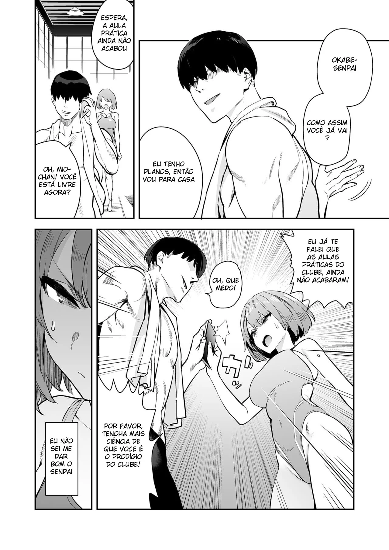 Seduzindo o Nadador – Yui-chan e Okabe-senpai em Hentai HQ