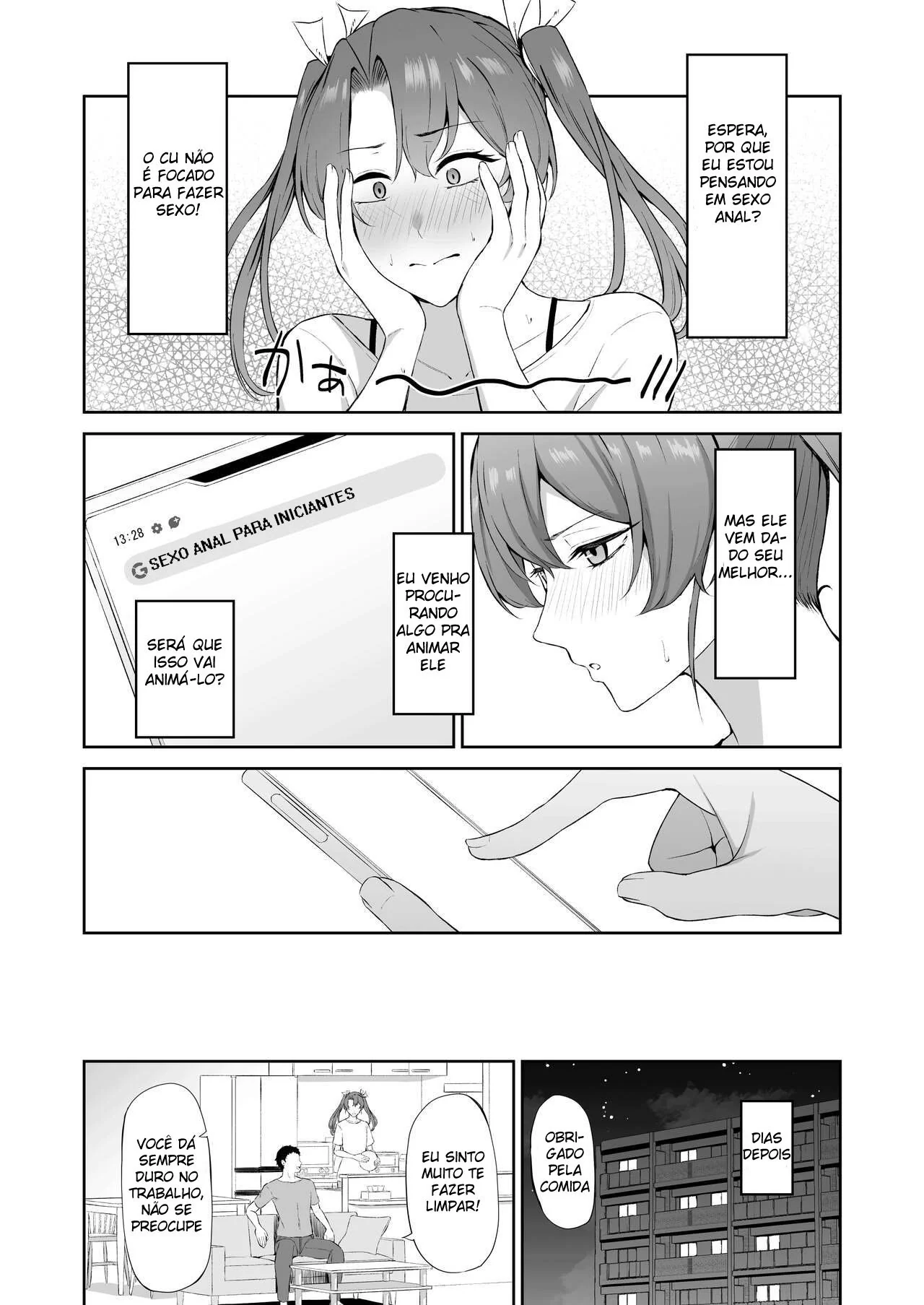 A Dona de Casa Safada e o Fetiche Anal do Marido – HQ de Sexo Anal em Hentai Br