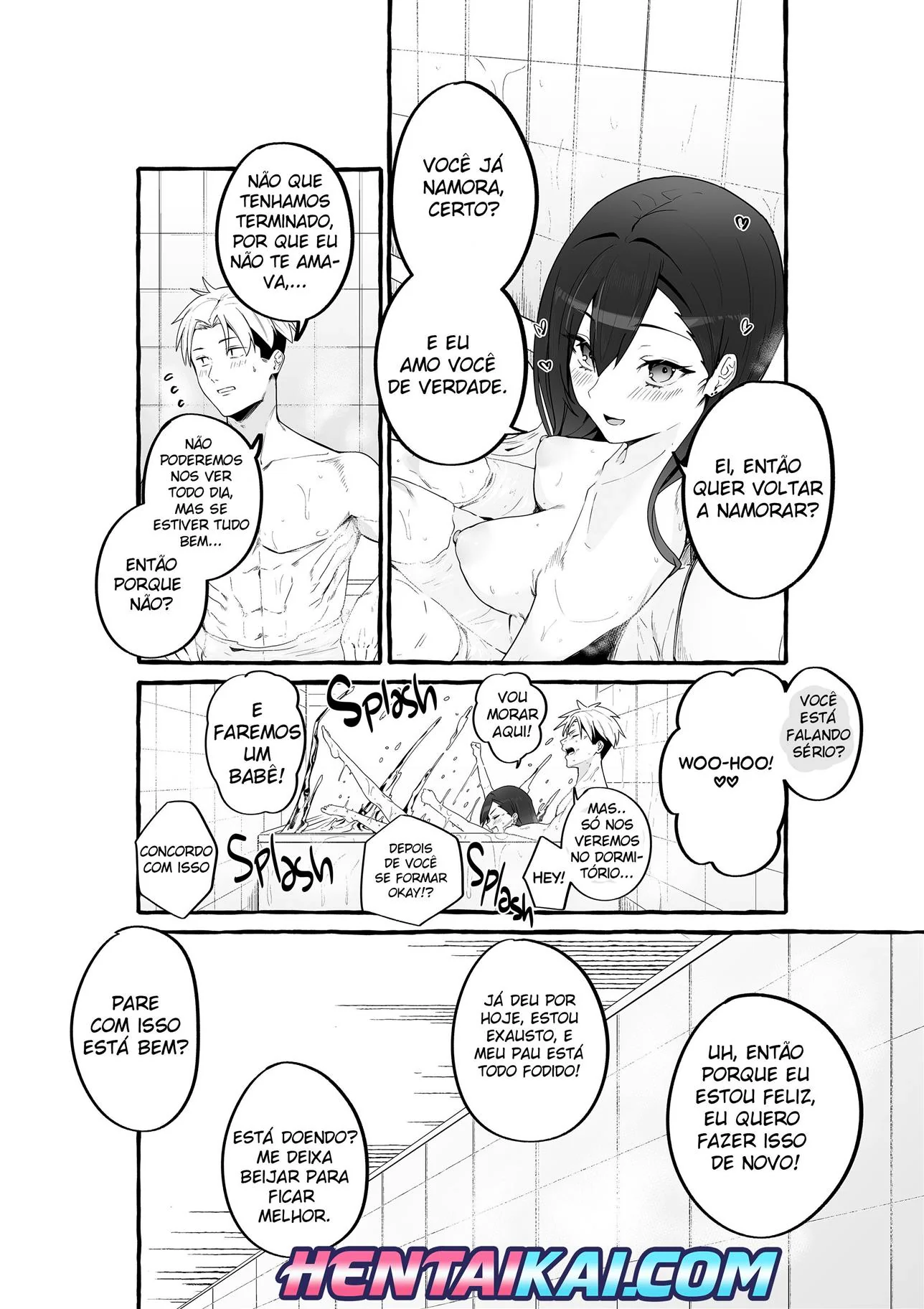 Reencontro Picante com a Ex: Aya e Yu Reacendendo a Paixão Em Hentai HQ Brasileiro