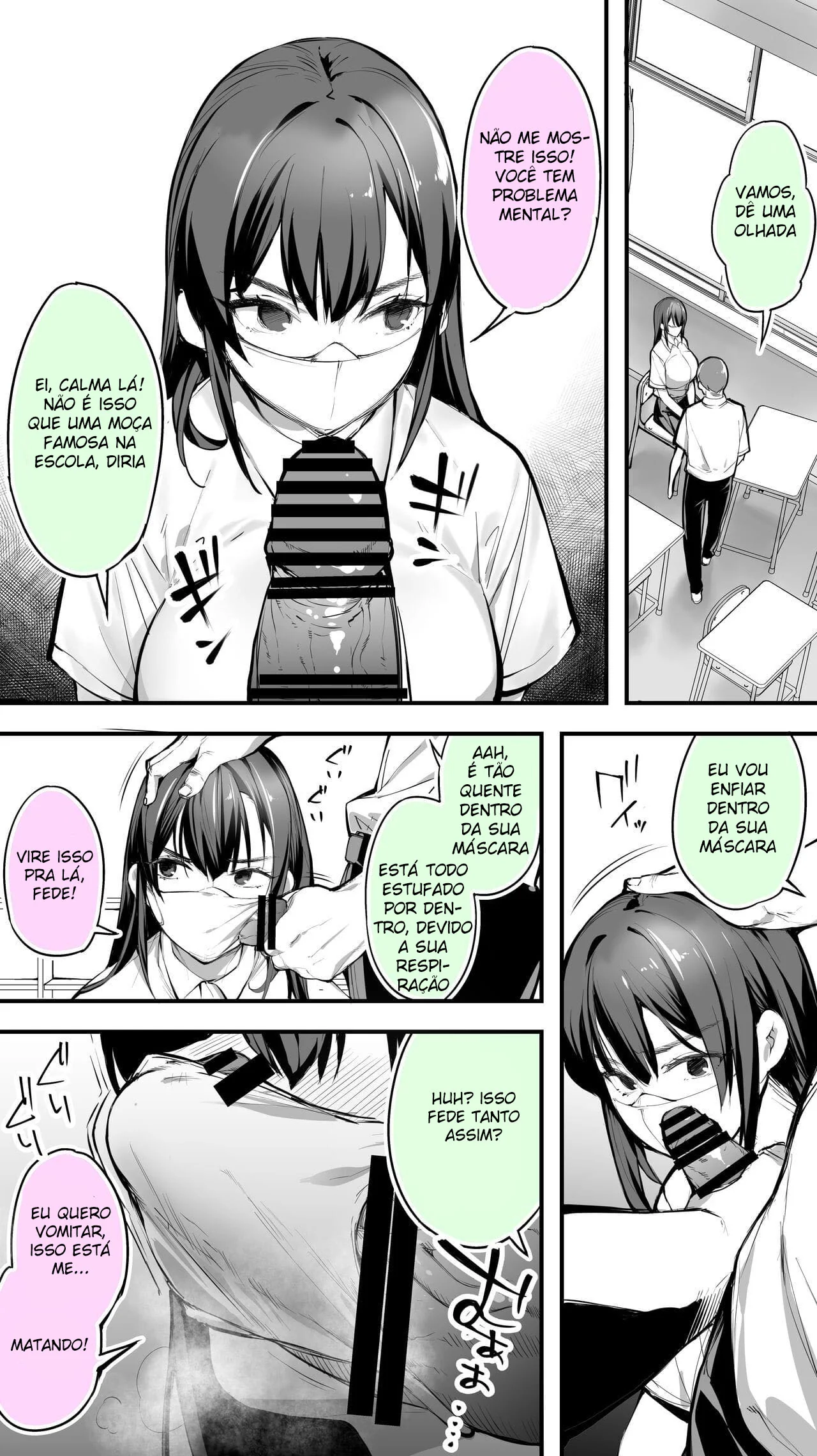 Hoshikawa-san e o Garoto Tarado na Sala de Aula – Hentai Porno Escaldante em HQ Brasileiro