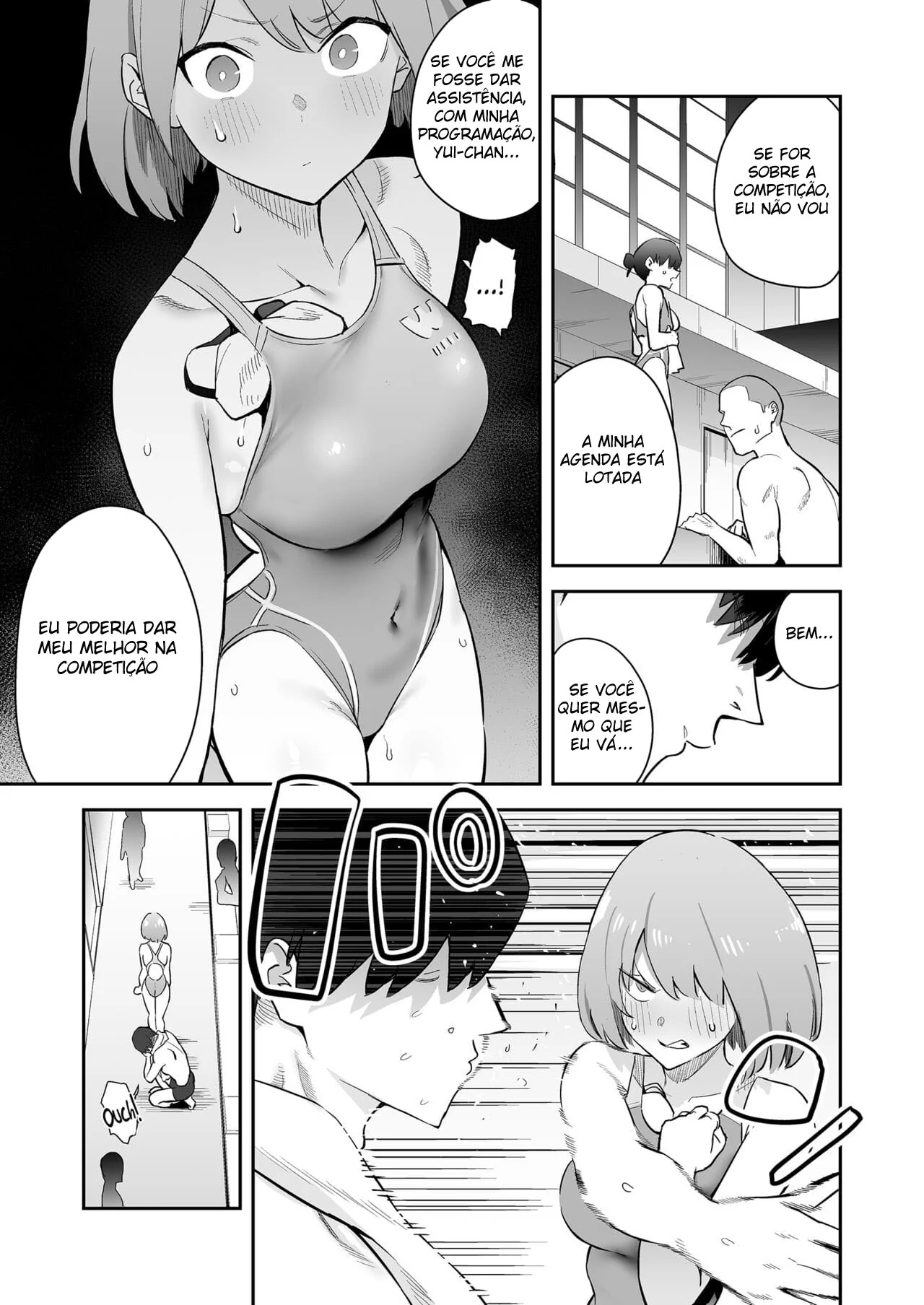 Seduzindo o Nadador – Yui-chan e Okabe-senpai em Hentai HQ
