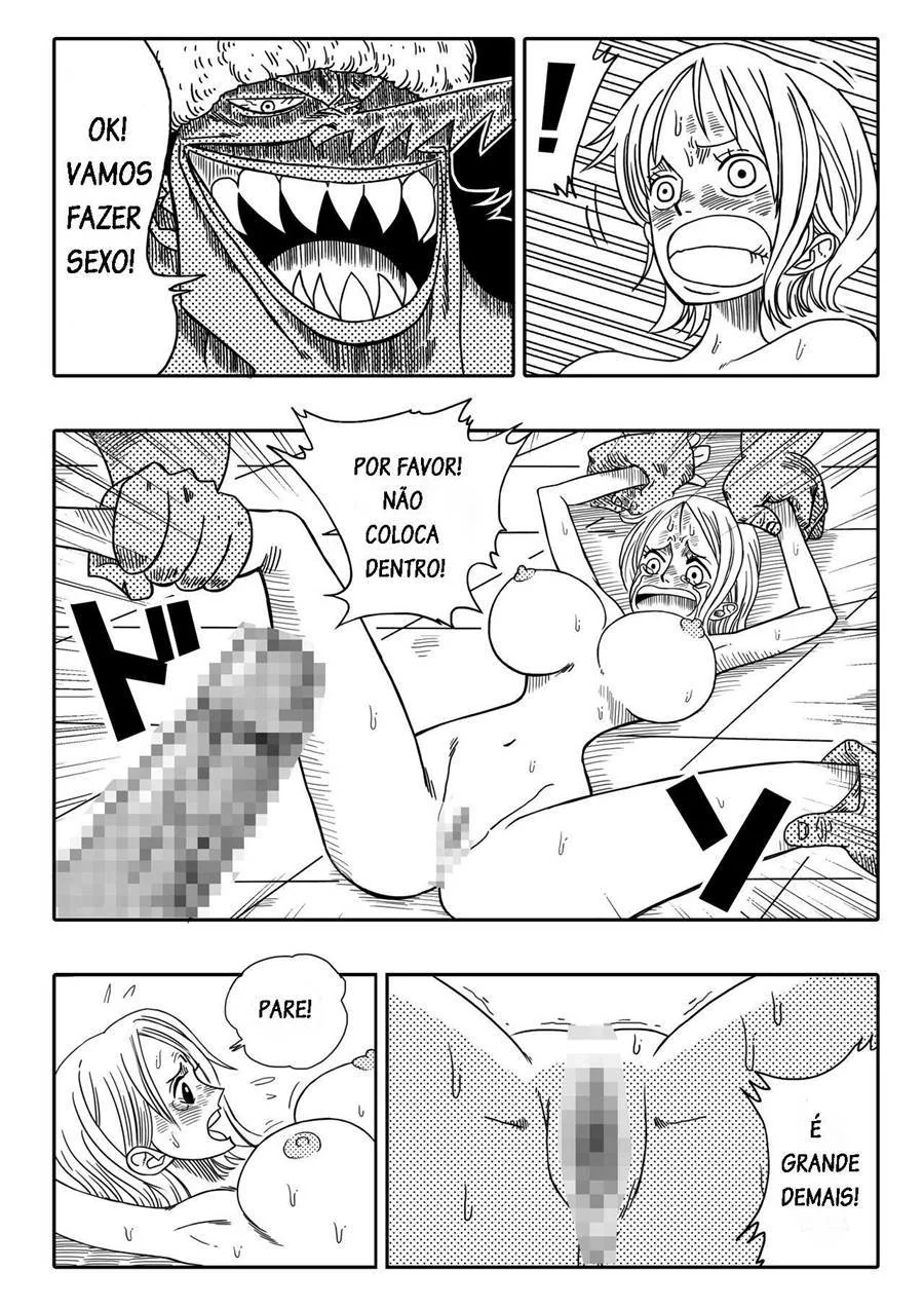 Nami Vs Arlong: Piranha Quebrando Regras no Hentai HQ Brasileiro