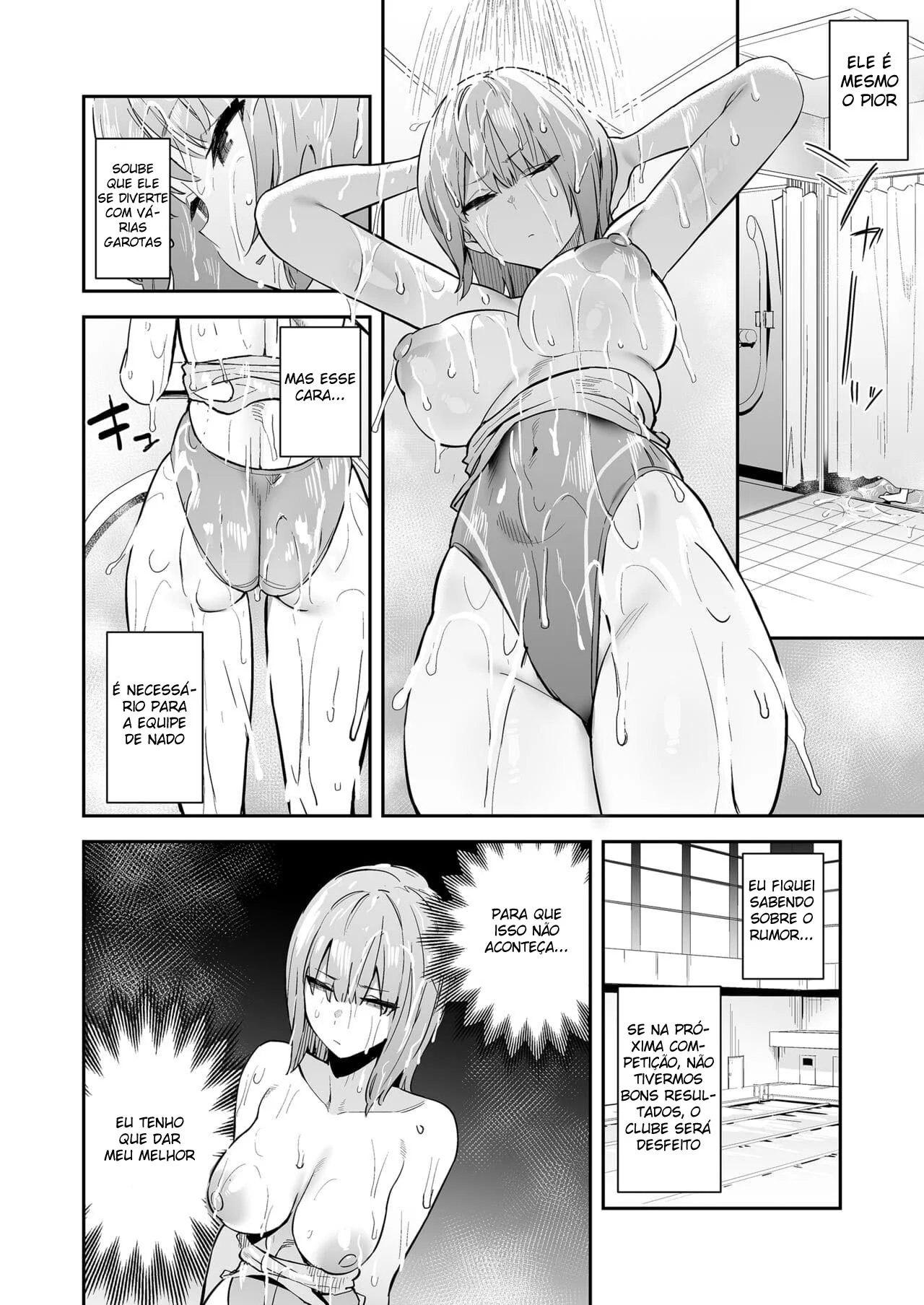 Seduzindo o Nadador – Yui-chan e Okabe-senpai em Hentai HQ