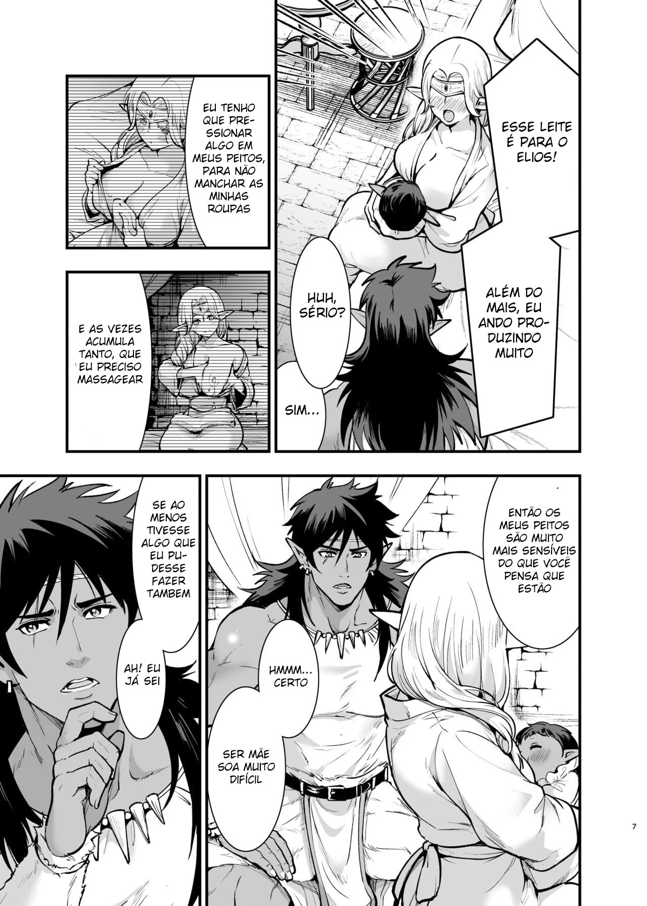 A Sra. Fujita e seu animal de estimação ciumento em Hentai HQ Brasileiro