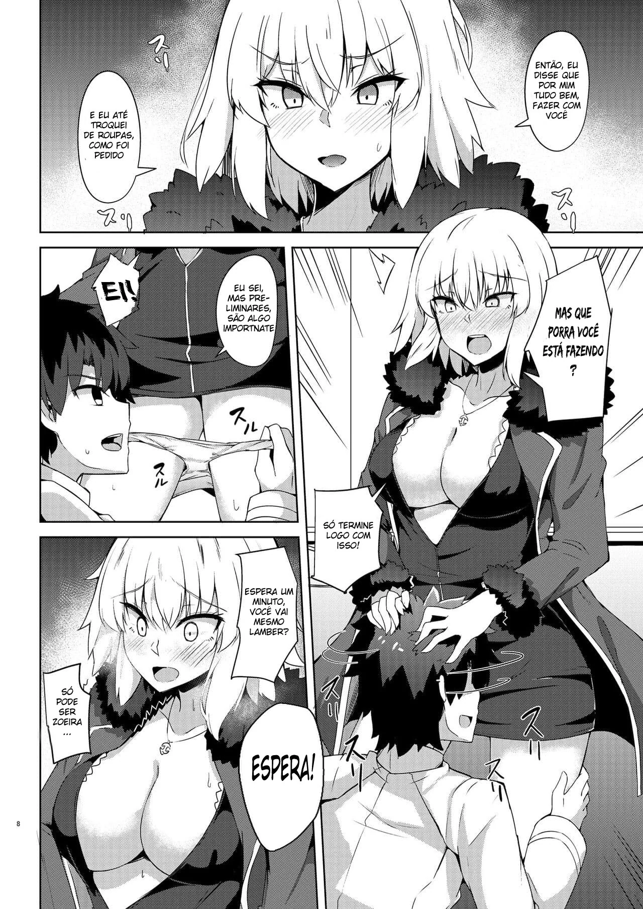 Revelação do Novo Vestido da Piranha Acaba em Putaria Entre Saesuga e Tatsuya em Hentai HQ Brasileiro