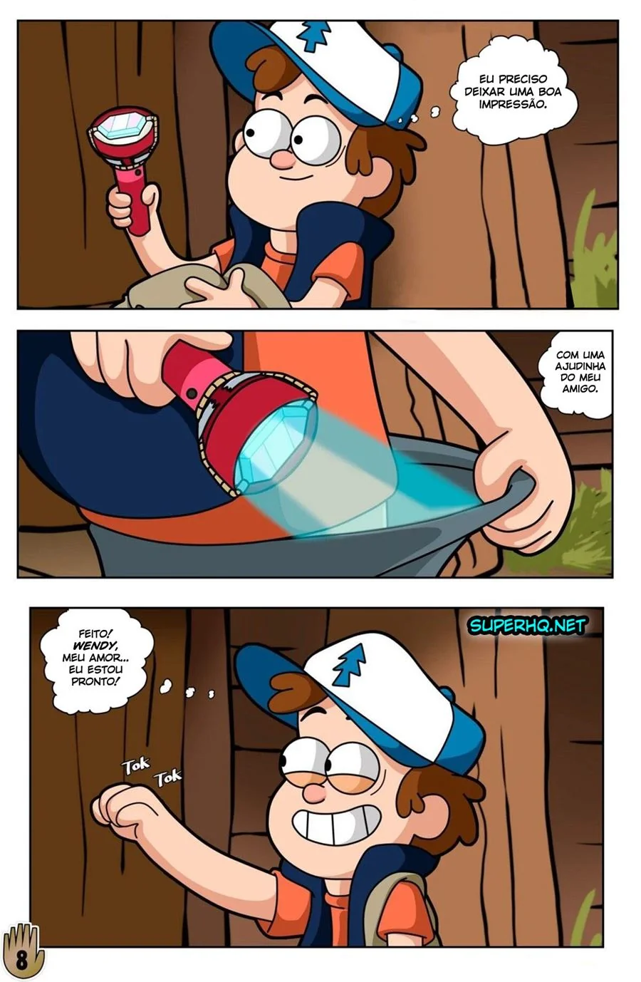 Gravity Falls A Piranha da Wendy: Dipper Realiza seu Desejo de Meter na Buceta Gostosa dela em Hentai HQ Brasileiro