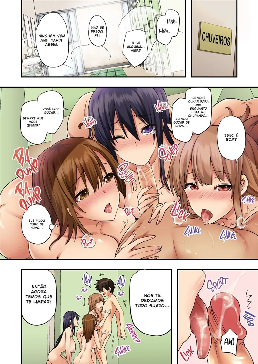 Irresistível suruba com a irmã piranha e amigas safadas em hentai HQ
