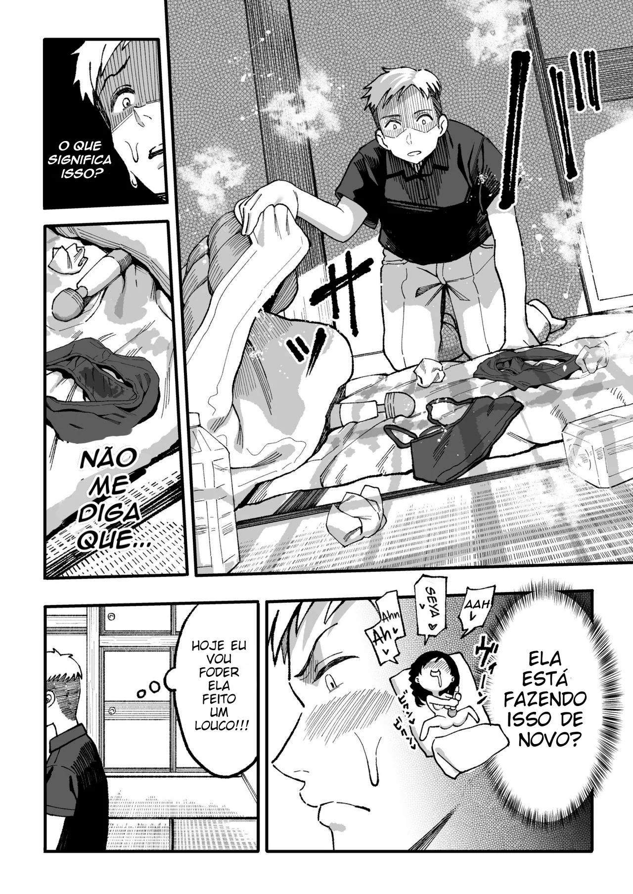 Linda se entrega à pica e ao tesão em Hentai HQ