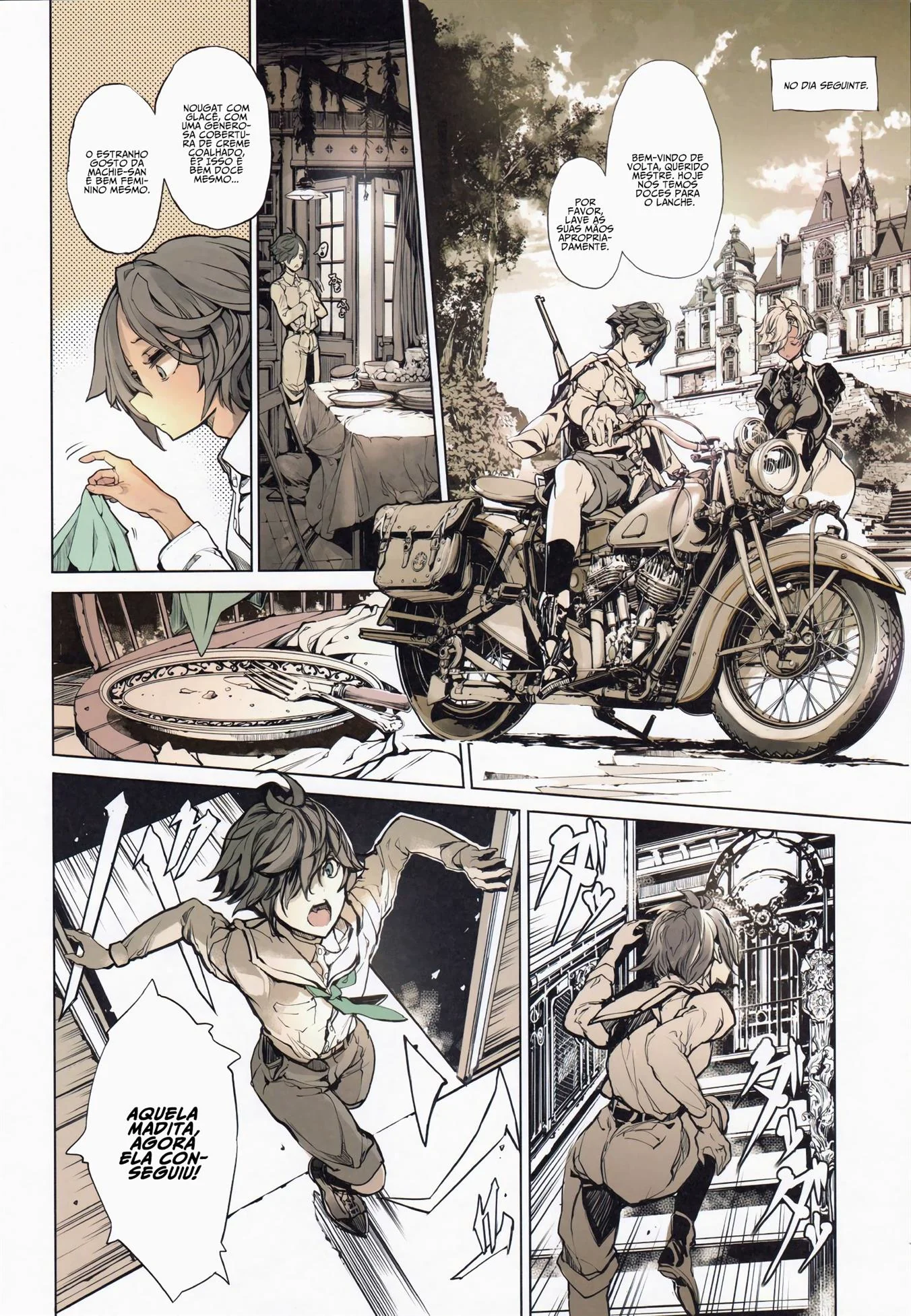 Piranhas de Ferro: Pica no Cu das Bonecas do Avô em Hentai HQ Brasileiro!