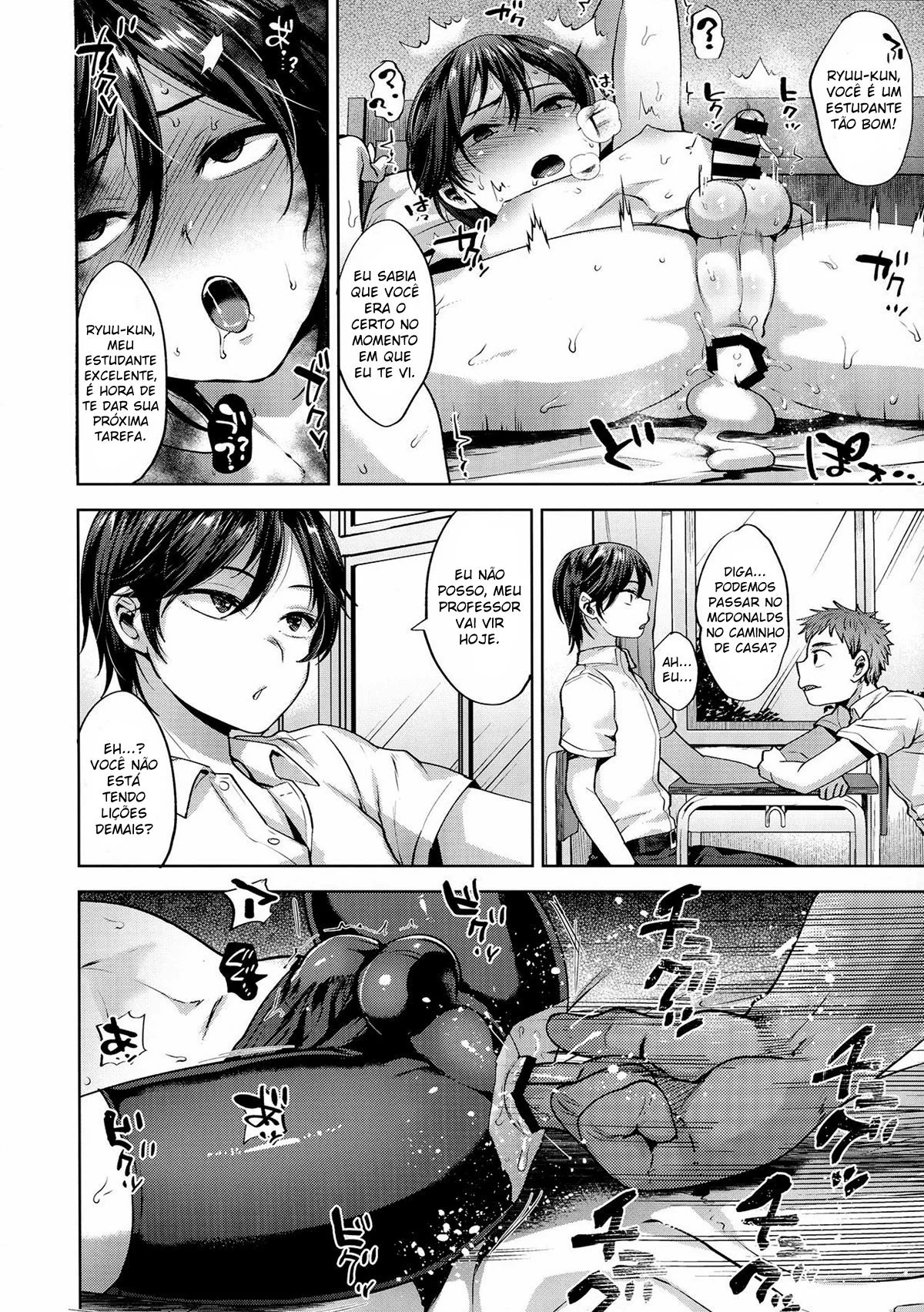Colegial Safada Fode Escondido com Seu Namorado em Hentai HQ Brasileiro