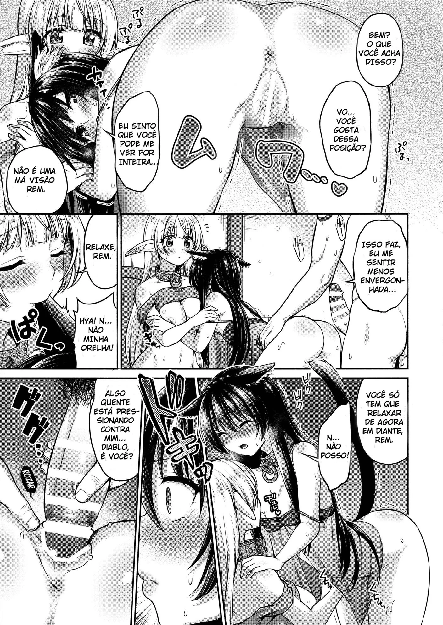 Foda selvagem com peitudas safadas em QH hentai