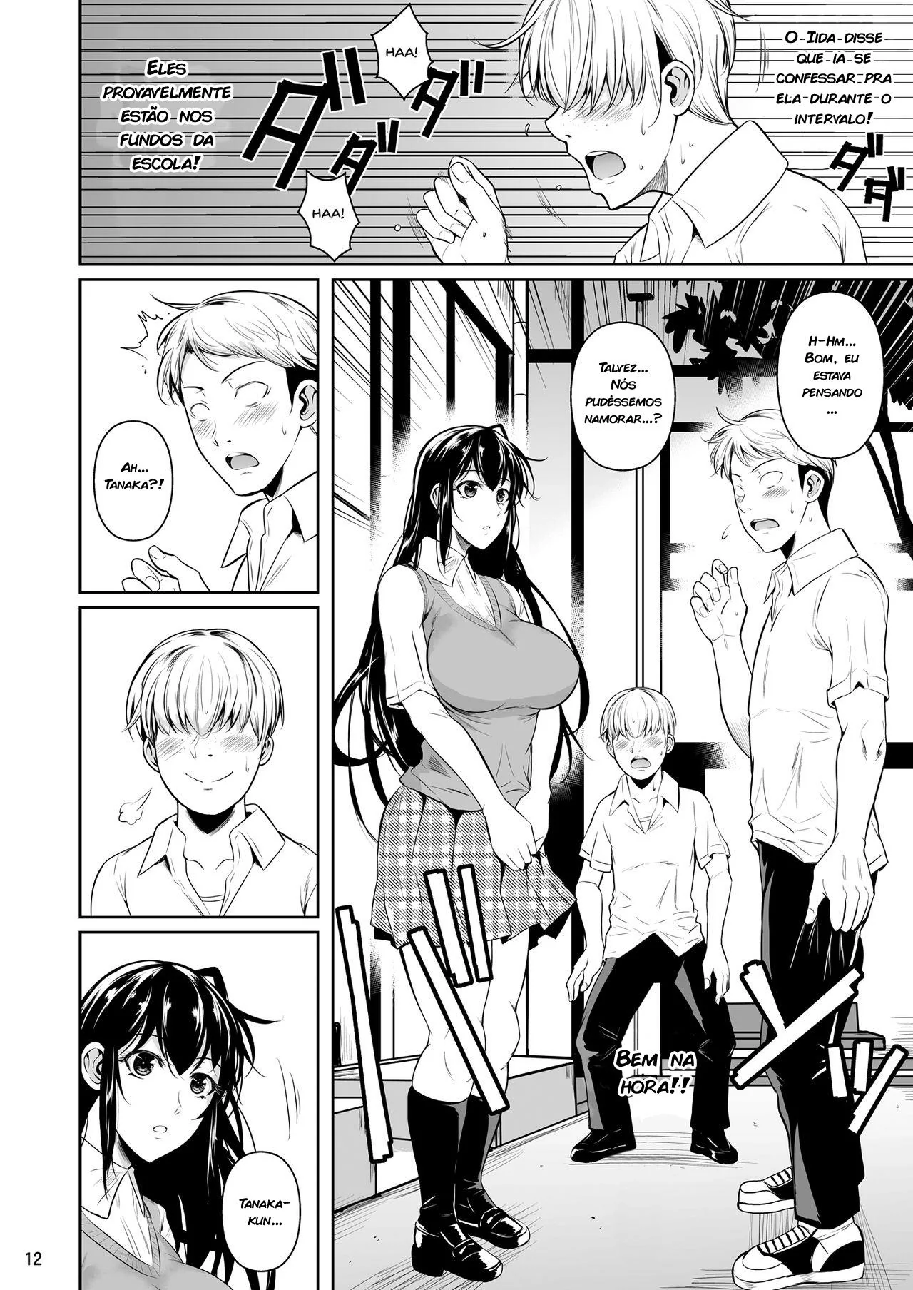 Satsuki e o Nerdinho Herdeiro – Gozada na Buceta da Colega Gostosa