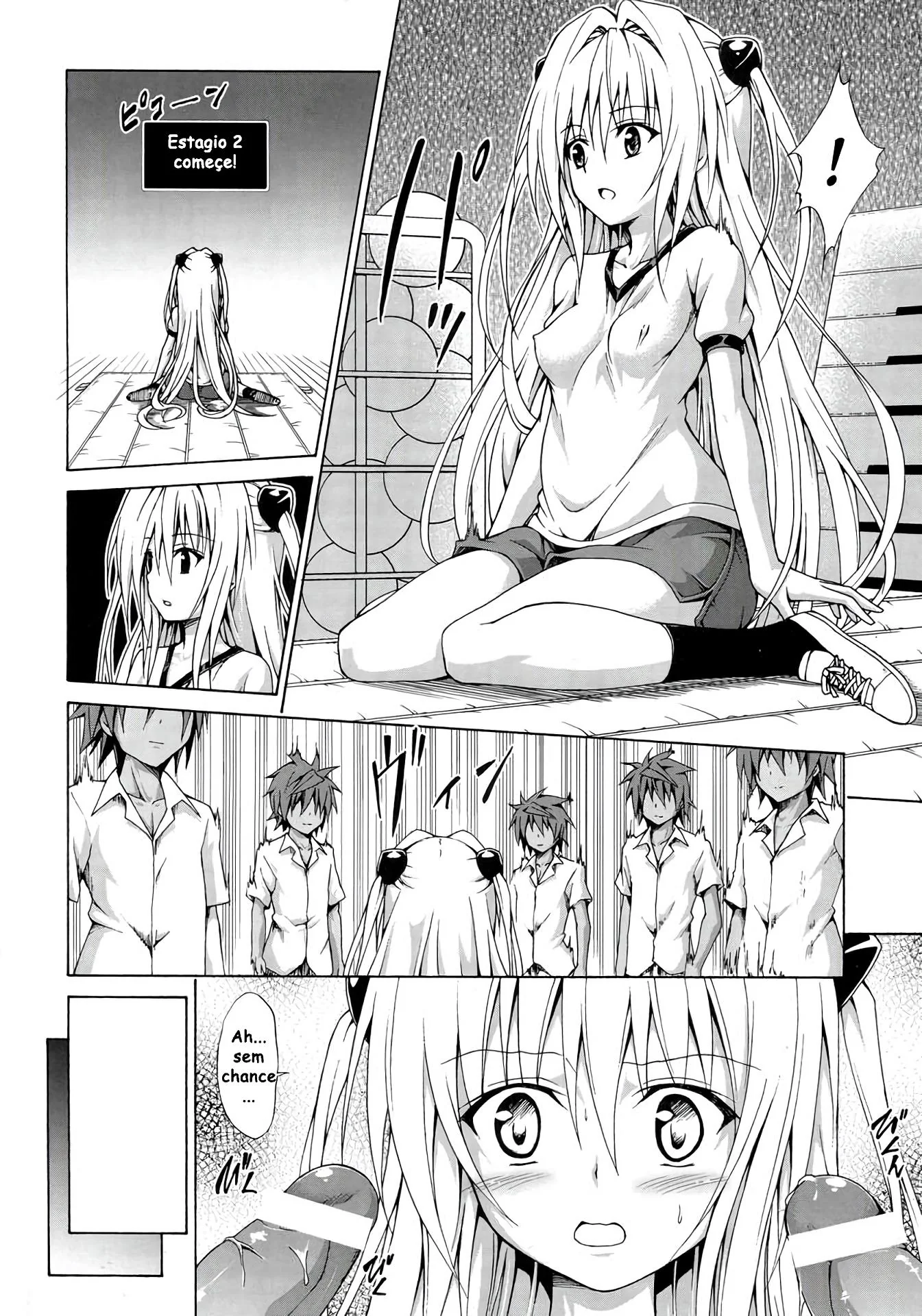 Orgia com a Boneca Virtual – Yami dá conta de muitas rolas ao mesmo tempo – HQ Brasileiro Em Hentai