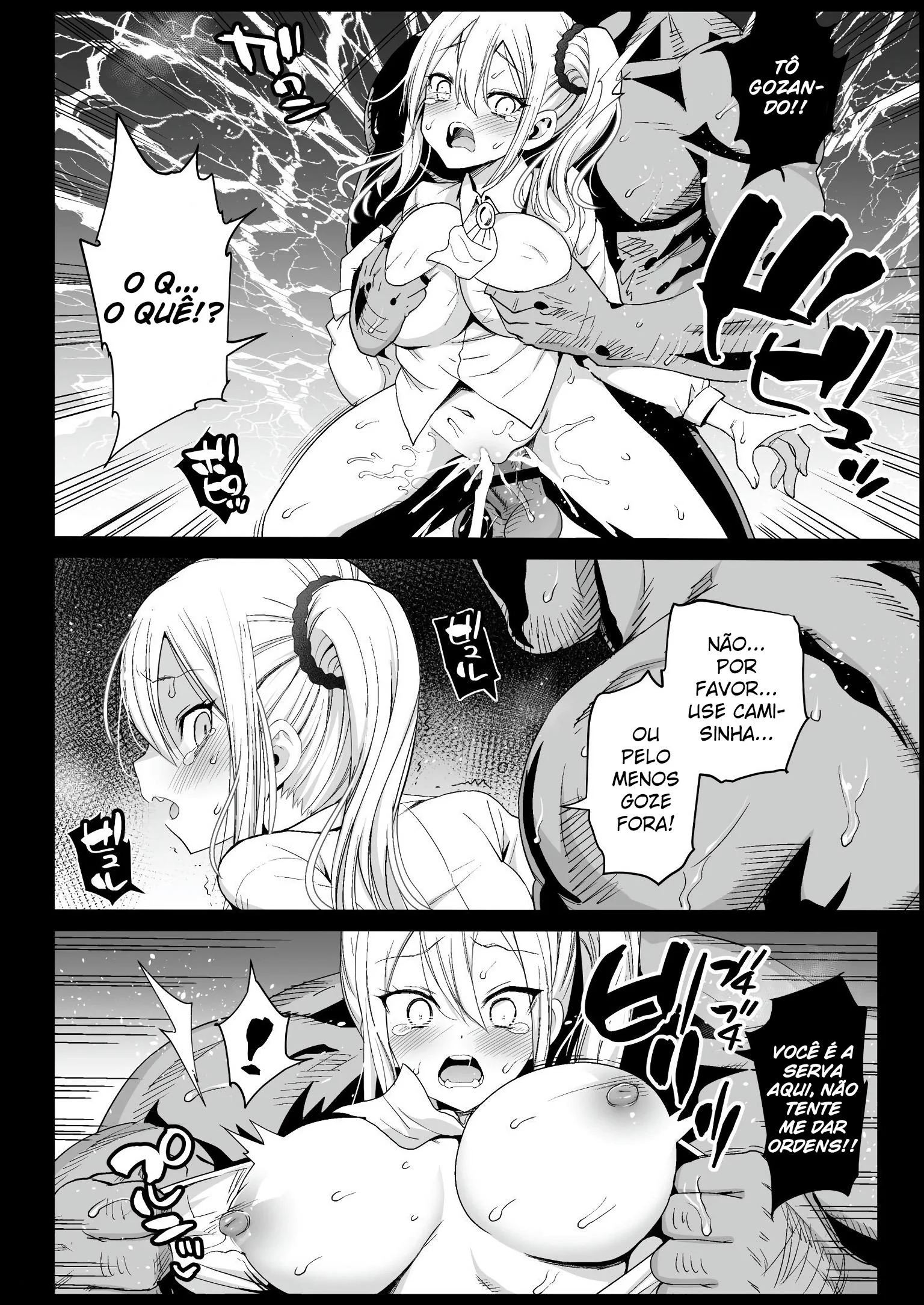 A Empregadinha Peituda e Safada em HQ Hentai