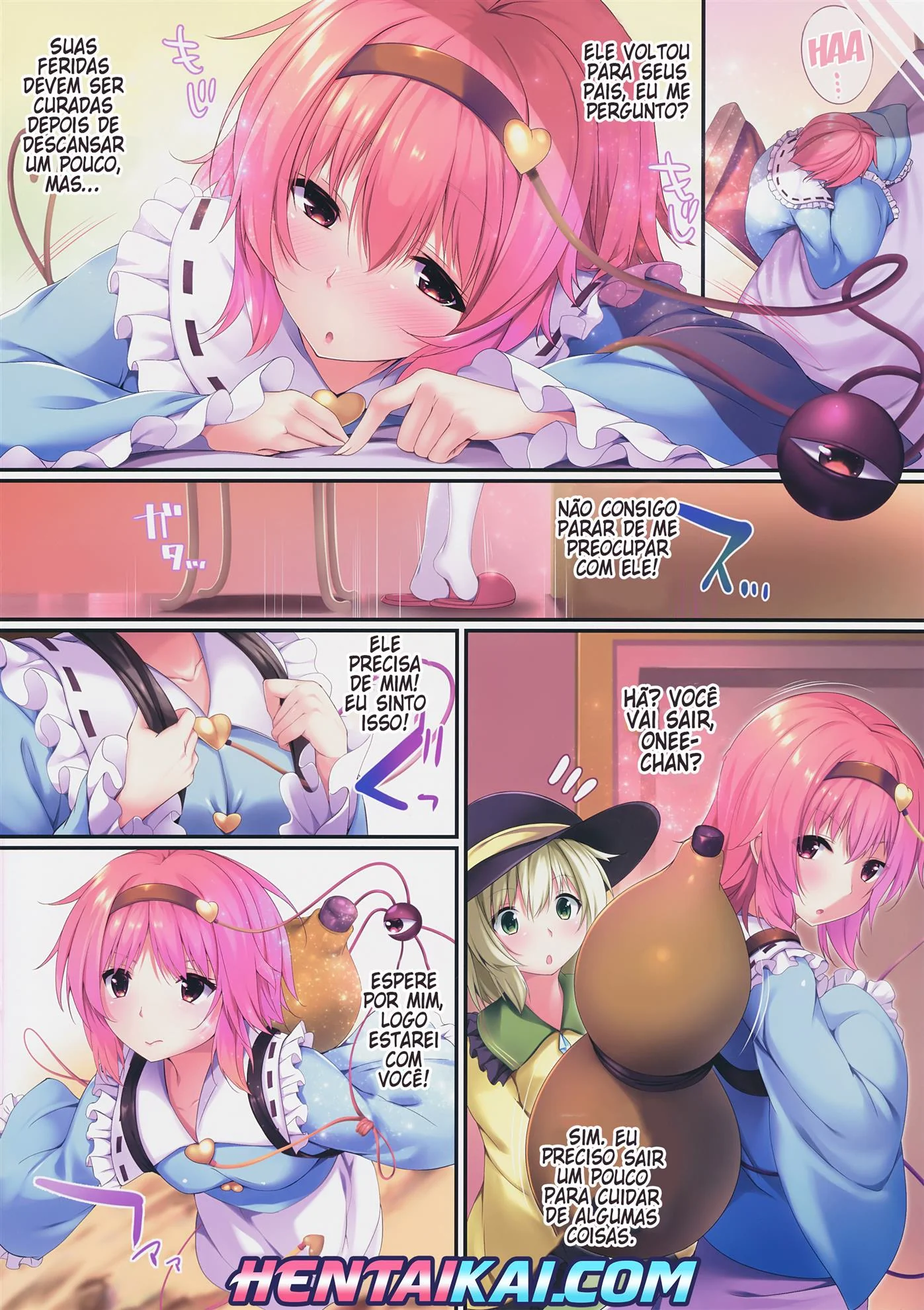 Safada socorre rapaz e acaba em uma orgia intensa em Hentai HQ