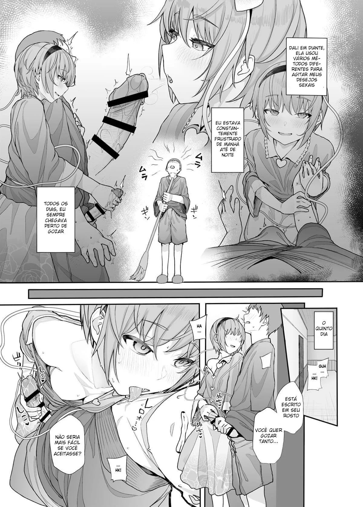 Comendo a mãe do melhor amigo – Uma história de sacanagem entre vizinhos” em hentai HQ