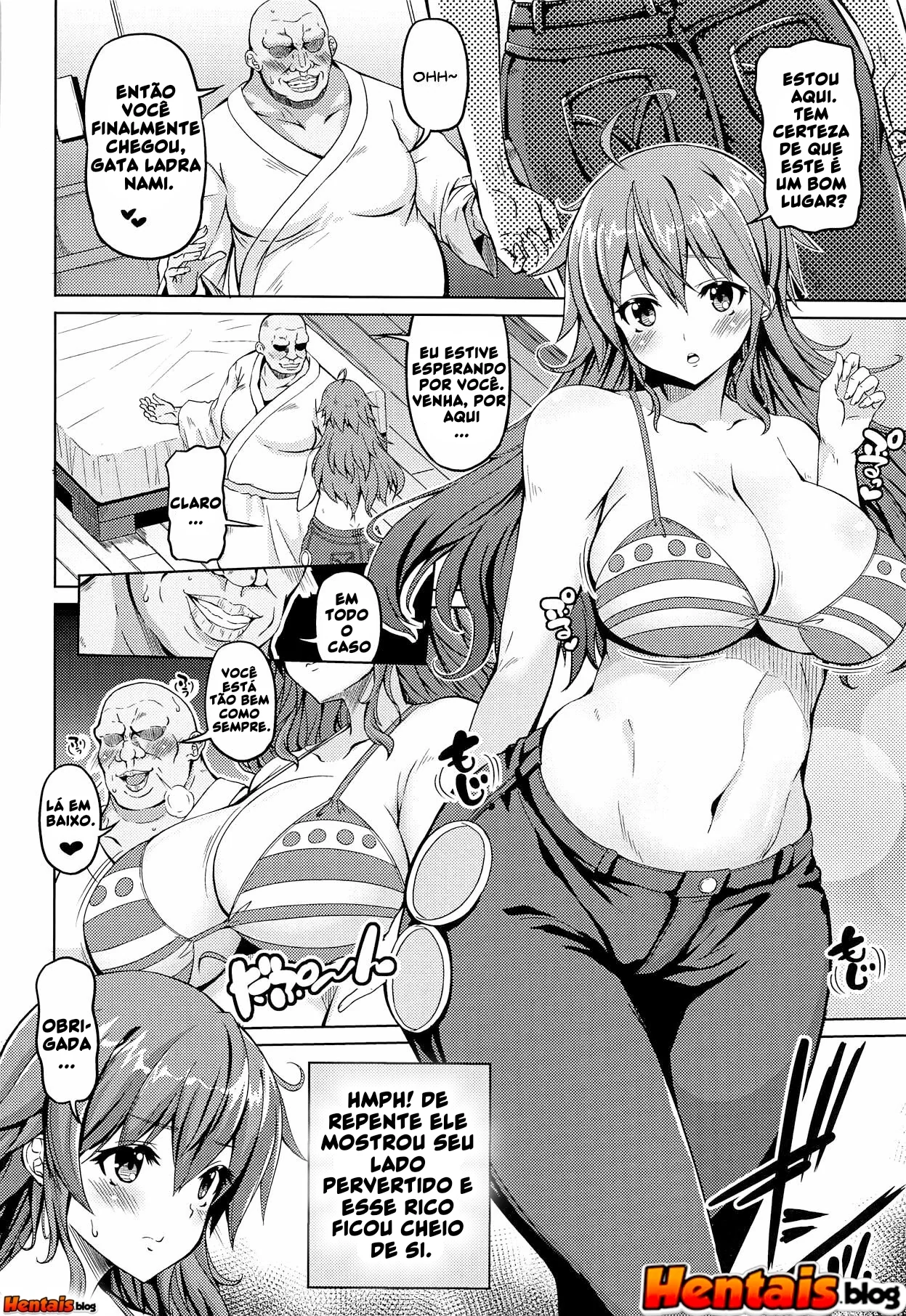 Nami: A Pirata Peituda e sua Buceta Suculenta em Hentai HQ Brasileiro