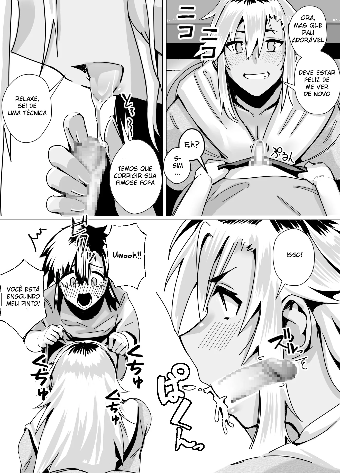 Mamãe ensina filho a ser menino grande – HQ de Hentai Brasileiro
