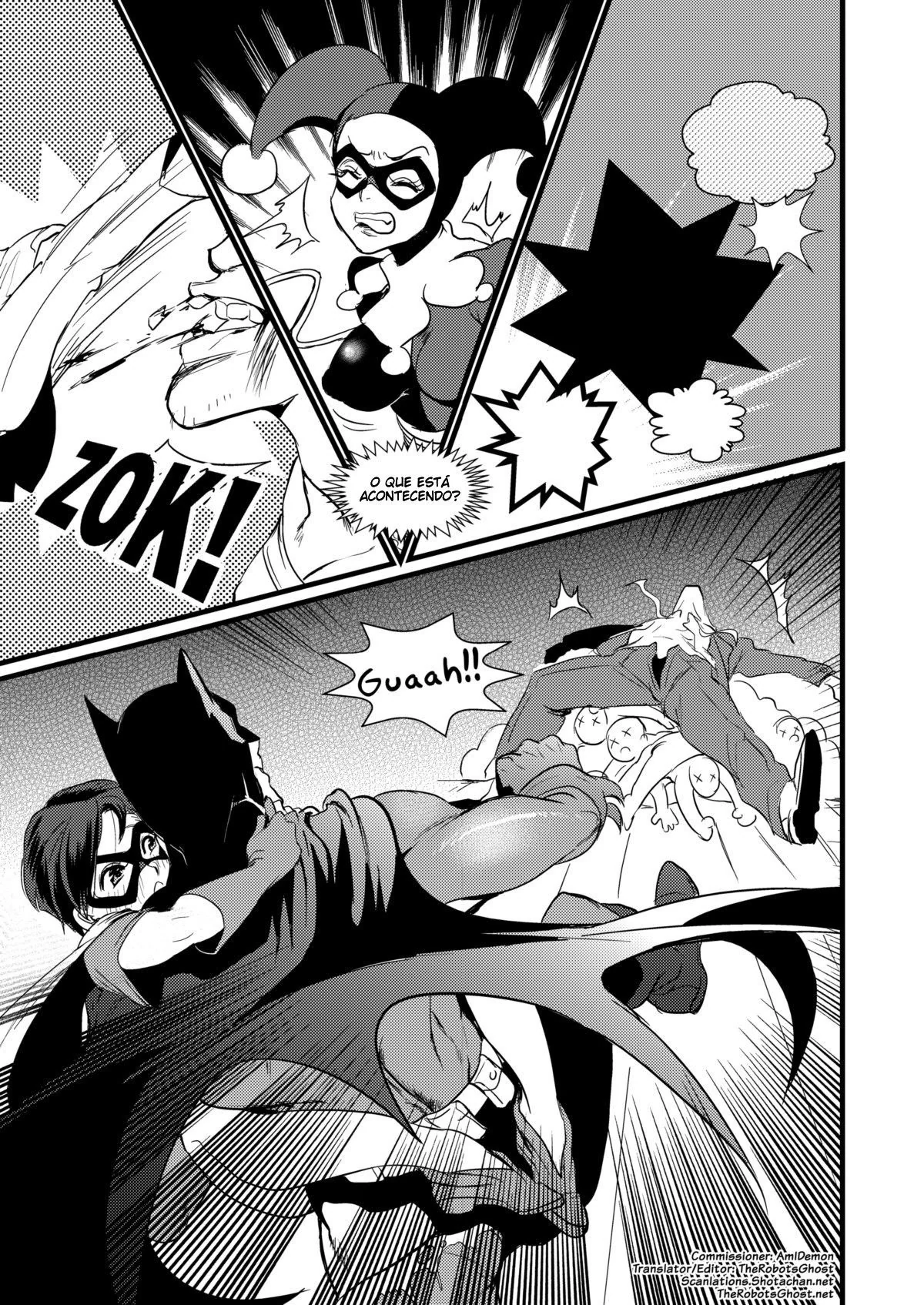 Batman e Robin na Orgia com Vilões em Gotham City” em HQ Brasileiro