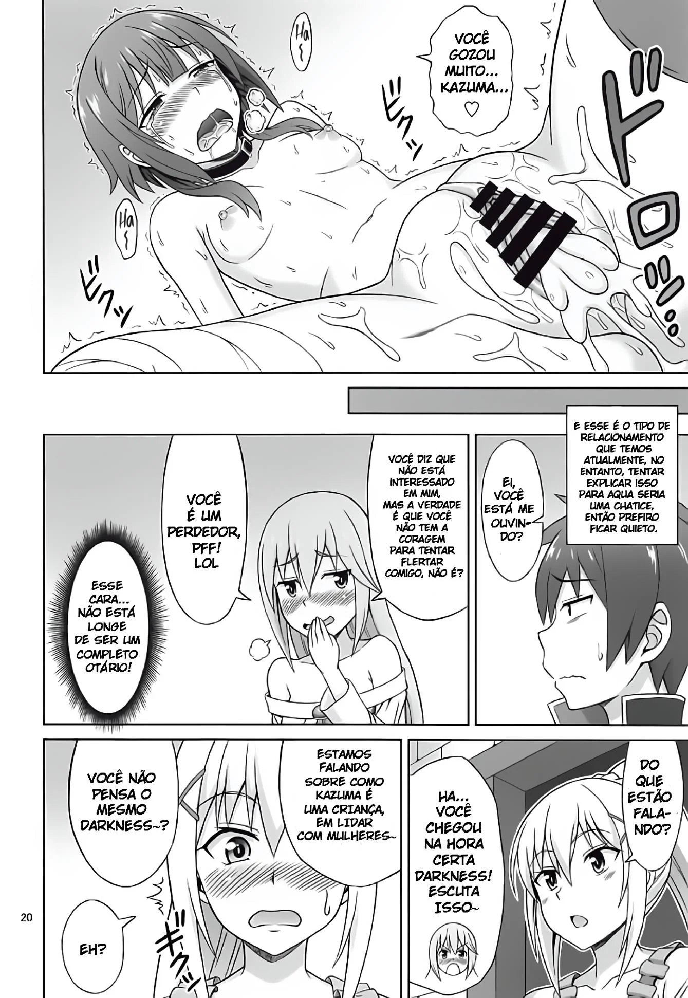 Colegial safada: A mãe piranha do Yuu em Hentai HQ Brasileiro
