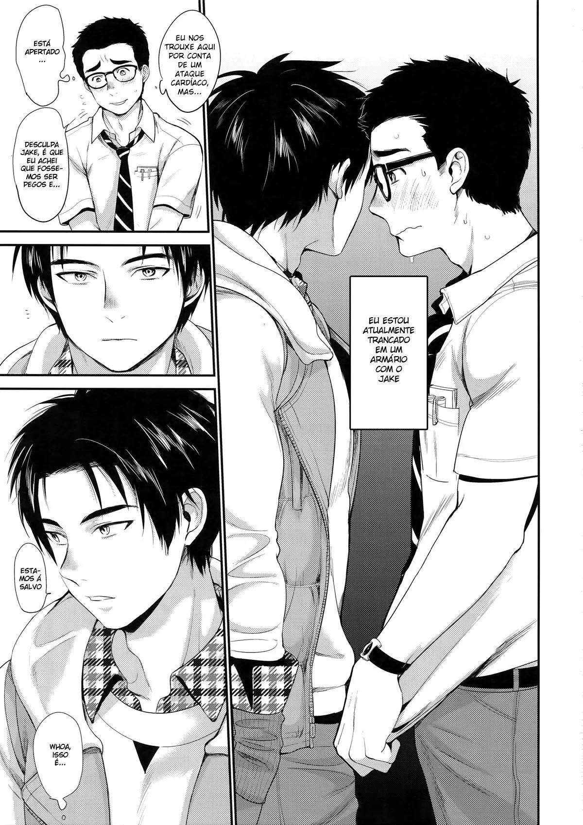 Dwight e Jake se Escondem no Armário – Hentai HQ Brasileiro