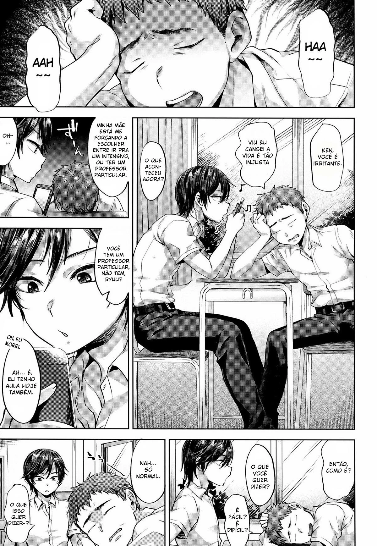 O Professor Tarado e o Aluno Safado: Ensinando a Lição na Base da Piroca em Hentai HQ Brasileiro