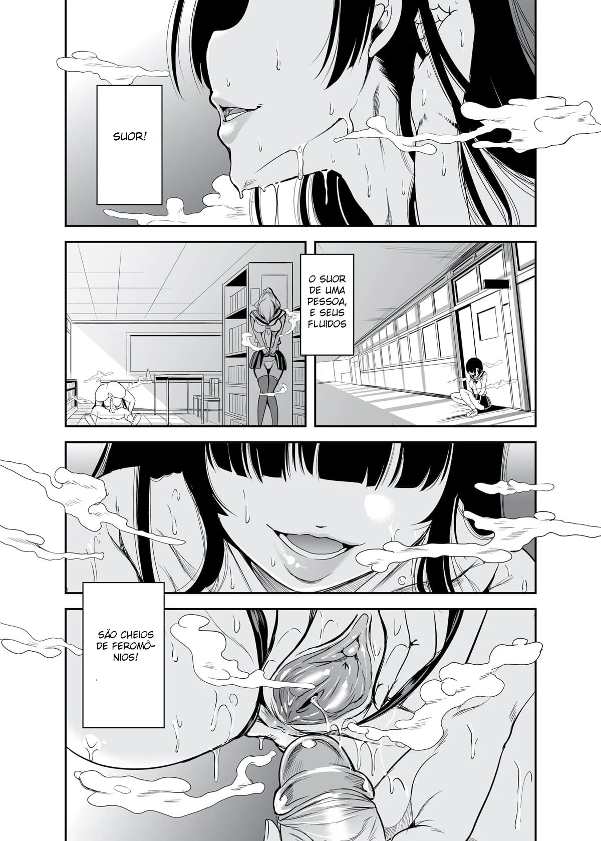 Ira Gamagoori sendo dominado por Tsumugu Kinagase