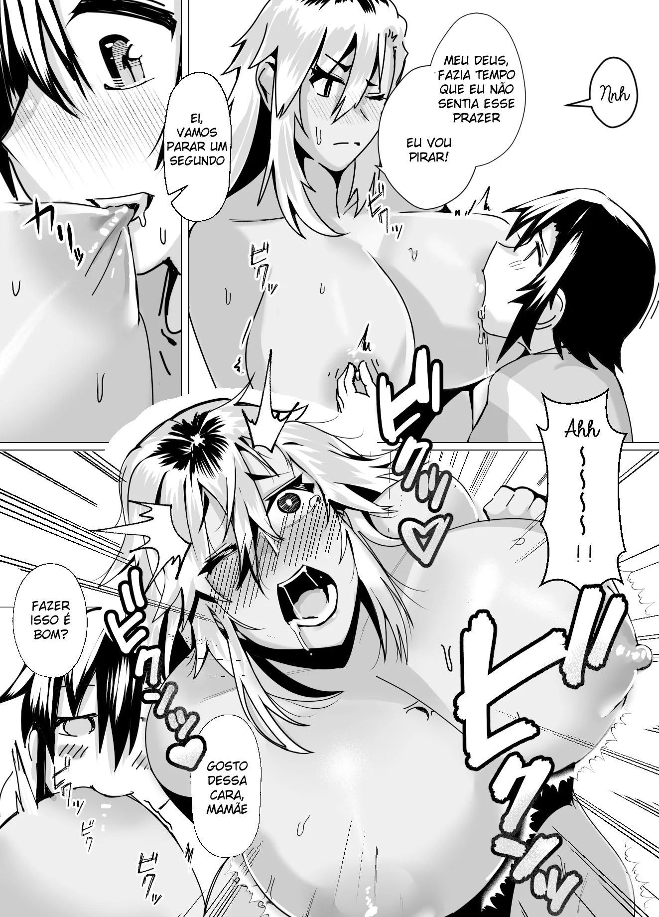 A Sra. Fujita e seu animal de estimação ciumento em Hentai HQ Brasileiro