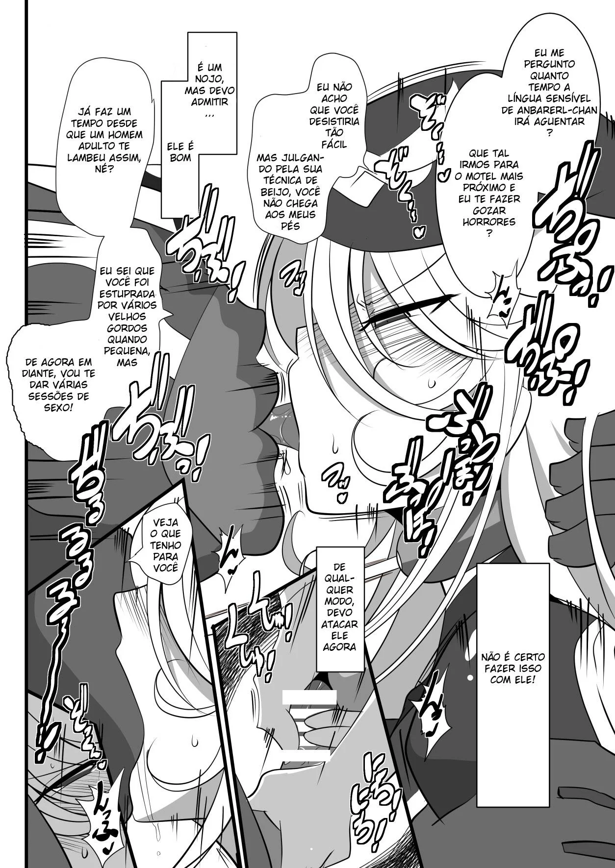 Anbarerl Executora Superior: Dando a Buceta para Caras Maduros em Hentai HQ