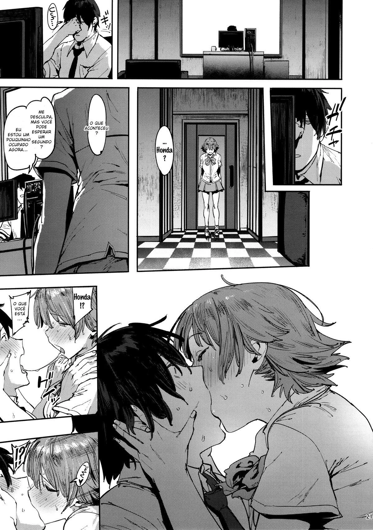 Idolatração da Buceta: Mio Honda e seu Produtor na Piroca em HQ Brasileiro de Hentai
