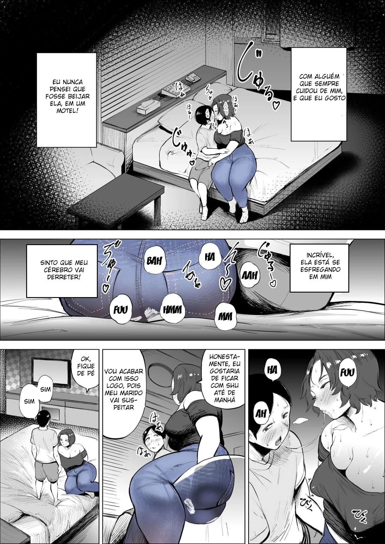 Piranha das Calças Jeans: Yumi Oyama Realizando os Desejos de Shuu Em Hentai HQ Brasileiro