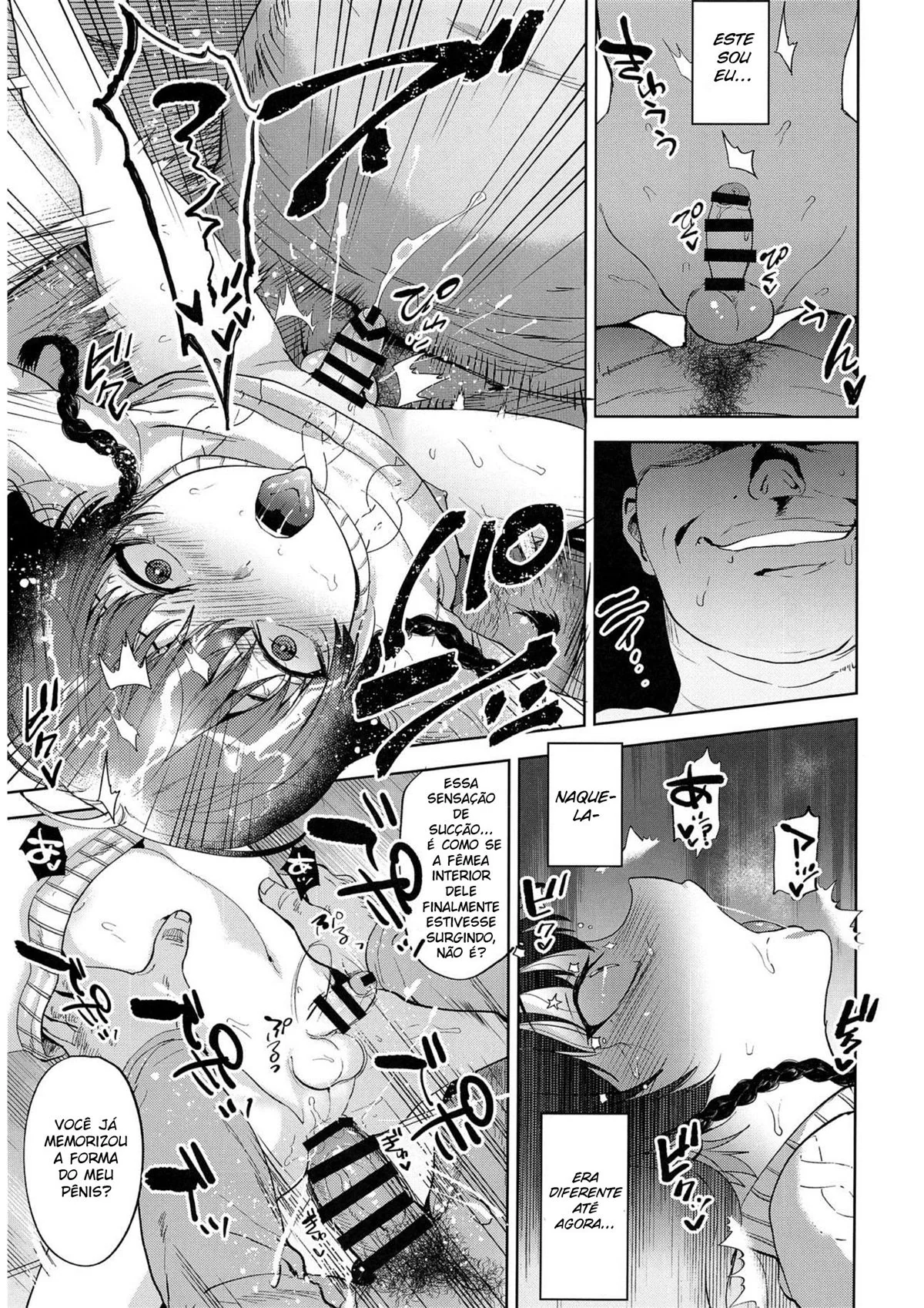 Ladrões de Revistas Eróticas levam um Castigo Duro em Hentai HQ Brasileiro